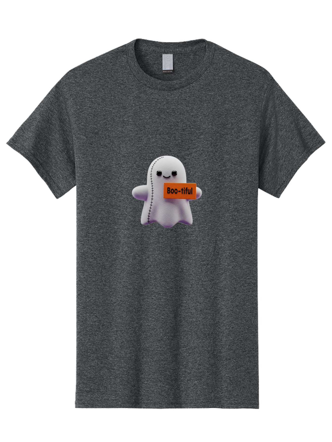 Boo-Tiful-Ghost-1 Men'S Graphic Tee, 100% Cotton, Comfortable Casual Summer Wear, Machine Washable, Vintage Camera, Old Camera, Antique Camera, Black Camera, Classic Photography, Photography Equipment, Nostalgic Device, Film Camera, Camera Art Bak093