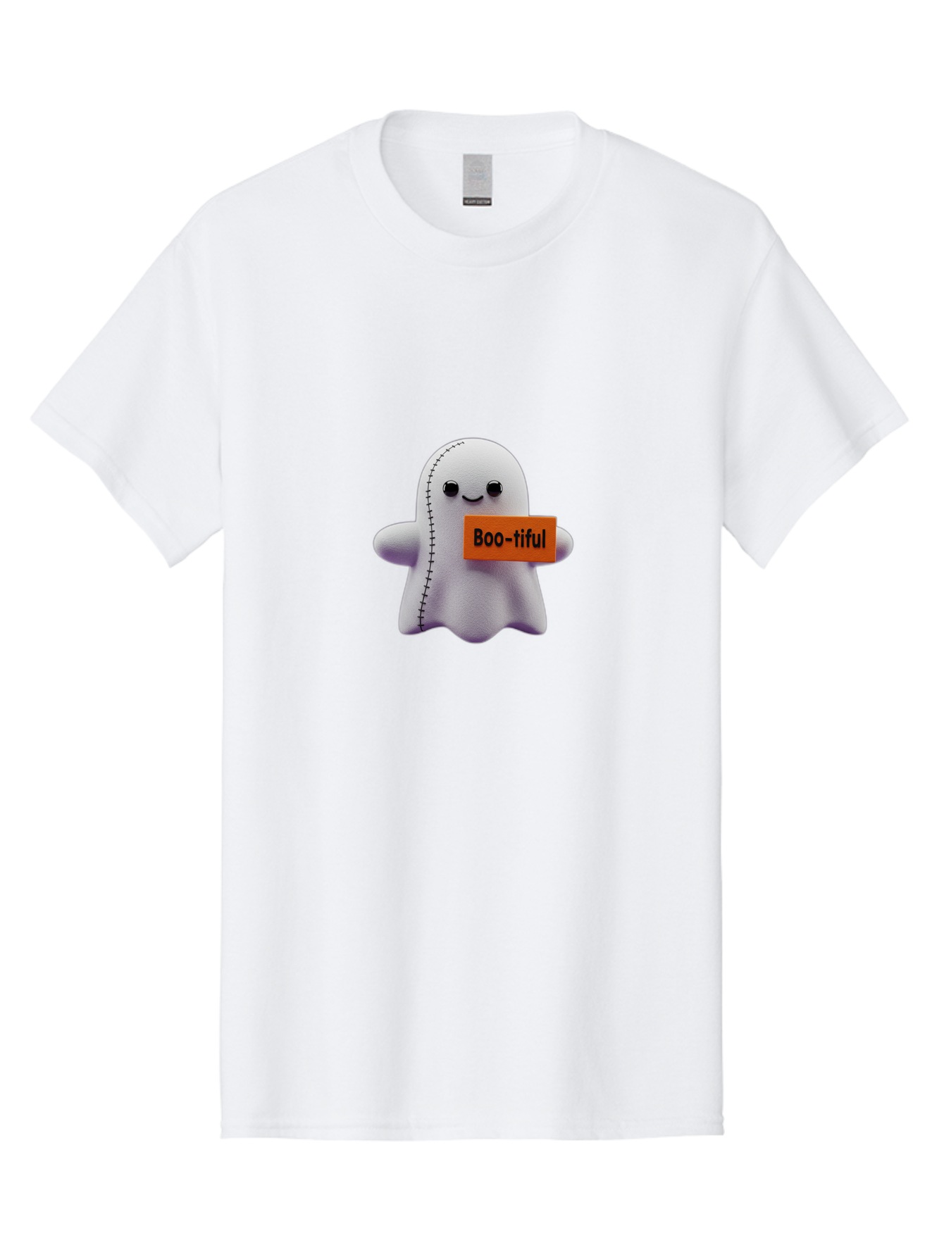 Boo-Tiful-Ghost-1 Men'S Graphic Tee, 100% Cotton, Comfortable Casual Summer Wear, Machine Washable, Vintage Camera, Old Camera, Antique Camera, Black Camera, Classic Photography, Photography Equipment, Nostalgic Device, Film Camera, Camera Art Bak093