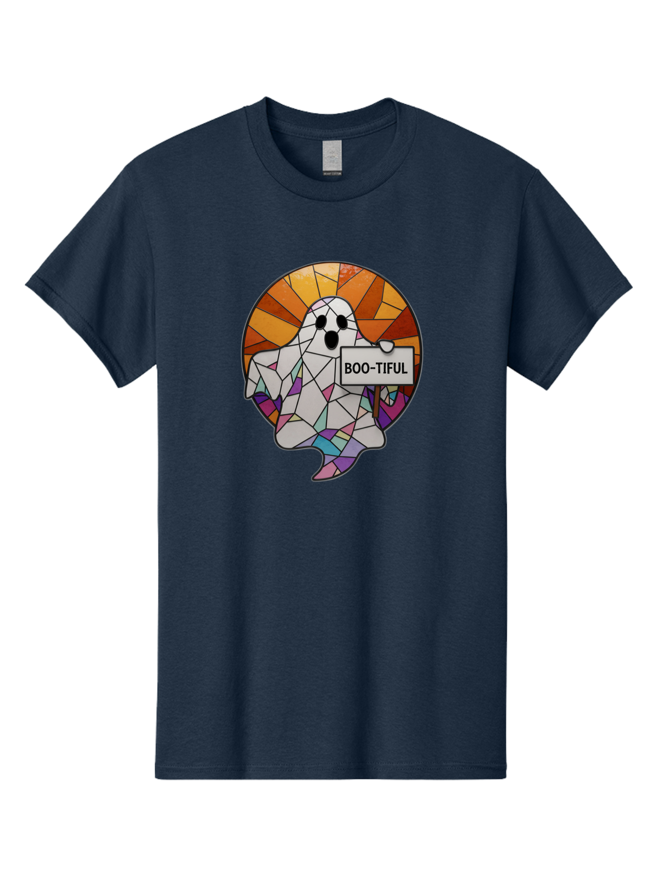 Boo-Tiful-Ghost-2 Men'S Graphic Tee, 100% Cotton, Comfortable Casual Summer Wear, Machine Washable, Vintage Camera, Old Camera, Antique Camera, Black Camera, Classic Photography, Photography Equipment, Nostalgic Device, Film Camera, Camera Art Bak094