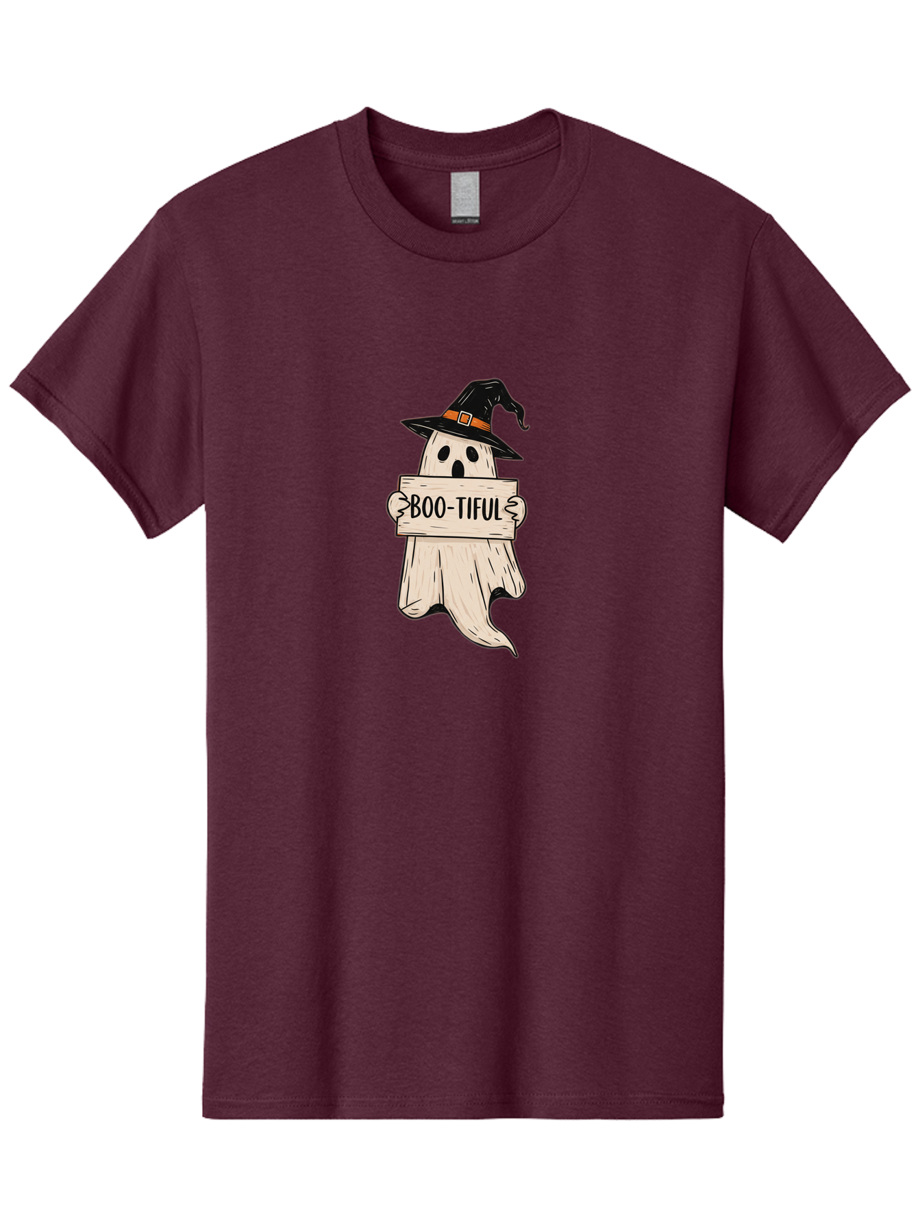 Boo-Tiful-Ghost-4 Men'S Graphic Tee, 100% Cotton, Comfortable Casual Summer Wear, Machine Washable, Vintage Camera, Old Camera, Antique Camera, Black Camera, Classic Photography, Photography Equipment, Nostalgic Device, Film Camera, Camera Art Bak096