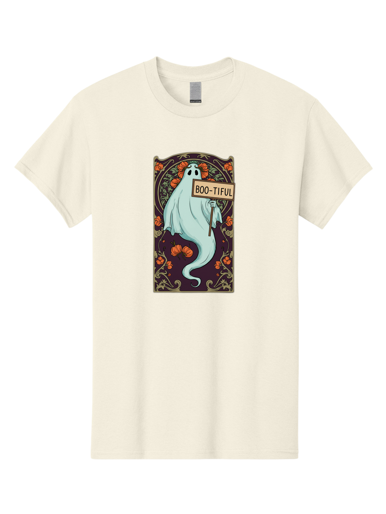 Boo-Tiful-Ghost-5 Men'S Graphic Tee, 100% Cotton, Comfortable Casual Summer Wear, Machine Washable, Vintage Camera, Old Camera, Antique Camera, Black Camera, Classic Photography, Photography Equipment, Nostalgic Device, Film Camera, Camera Art Bak097