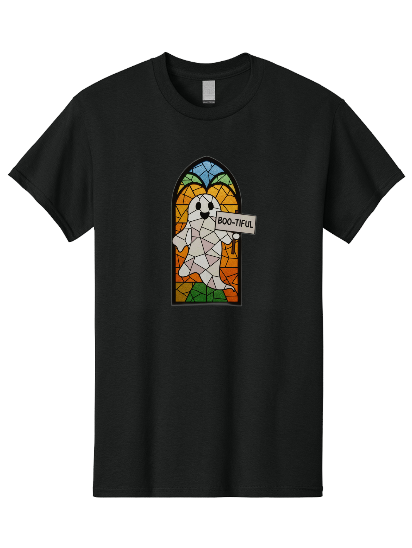 Boo-Tiful-Ghost-6 Men'S Graphic Tee, 100% Cotton, Comfortable Casual Summer Wear, Machine Washable, Vintage Camera, Old Camera, Antique Camera, Black Camera, Classic Photography, Photography Equipment, Nostalgic Device, Film Camera, Camera Art Bak098