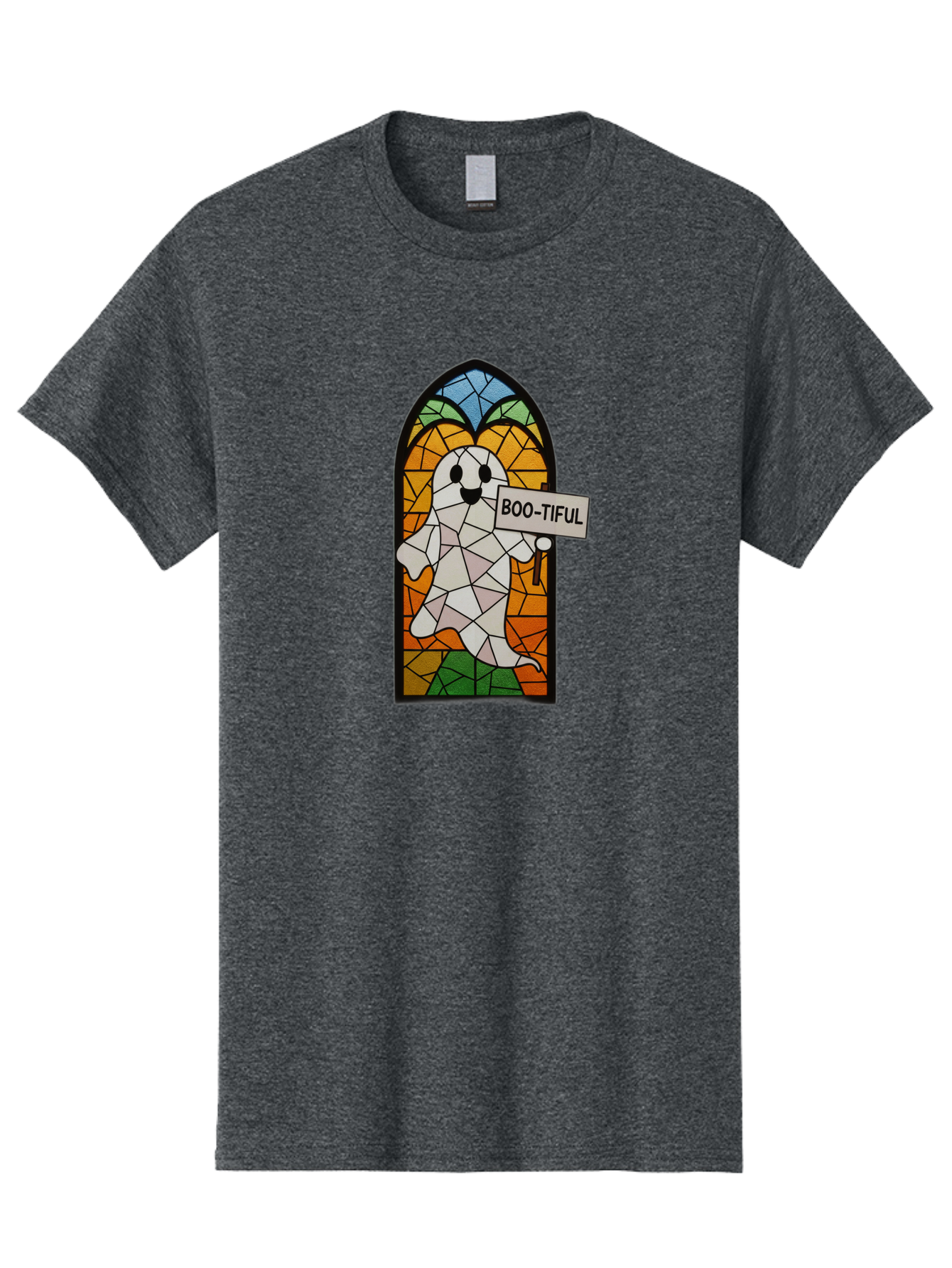 Boo-Tiful-Ghost-6 Men'S Graphic Tee, 100% Cotton, Comfortable Casual Summer Wear, Machine Washable, Vintage Camera, Old Camera, Antique Camera, Black Camera, Classic Photography, Photography Equipment, Nostalgic Device, Film Camera, Camera Art Bak098