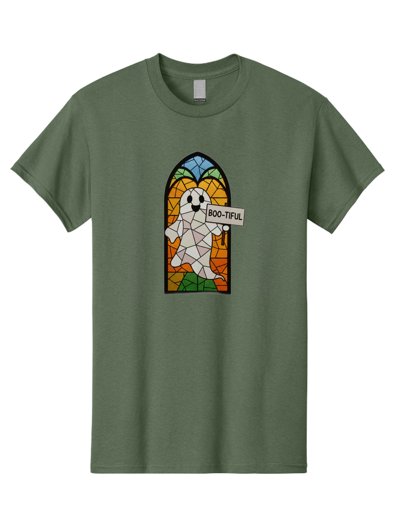 Boo-Tiful-Ghost-6 Men'S Graphic Tee, 100% Cotton, Comfortable Casual Summer Wear, Machine Washable, Vintage Camera, Old Camera, Antique Camera, Black Camera, Classic Photography, Photography Equipment, Nostalgic Device, Film Camera, Camera Art Bak098