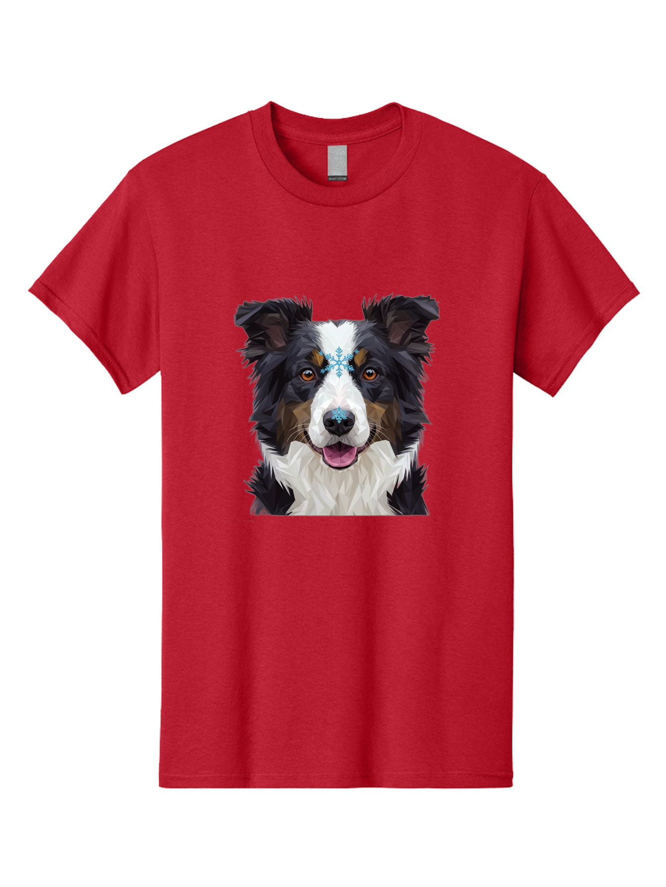 Border-Collie-With-Snowflake Men'S Graphic Tee, 100% Cotton, Comfortable Casual Summer Wear, Machine Washable, Vintage Camera, Old Camera, Antique Camera, Black Camera, Classic Photography, Photography Equipment, Nostalgic Device, Film Camera, Bak102