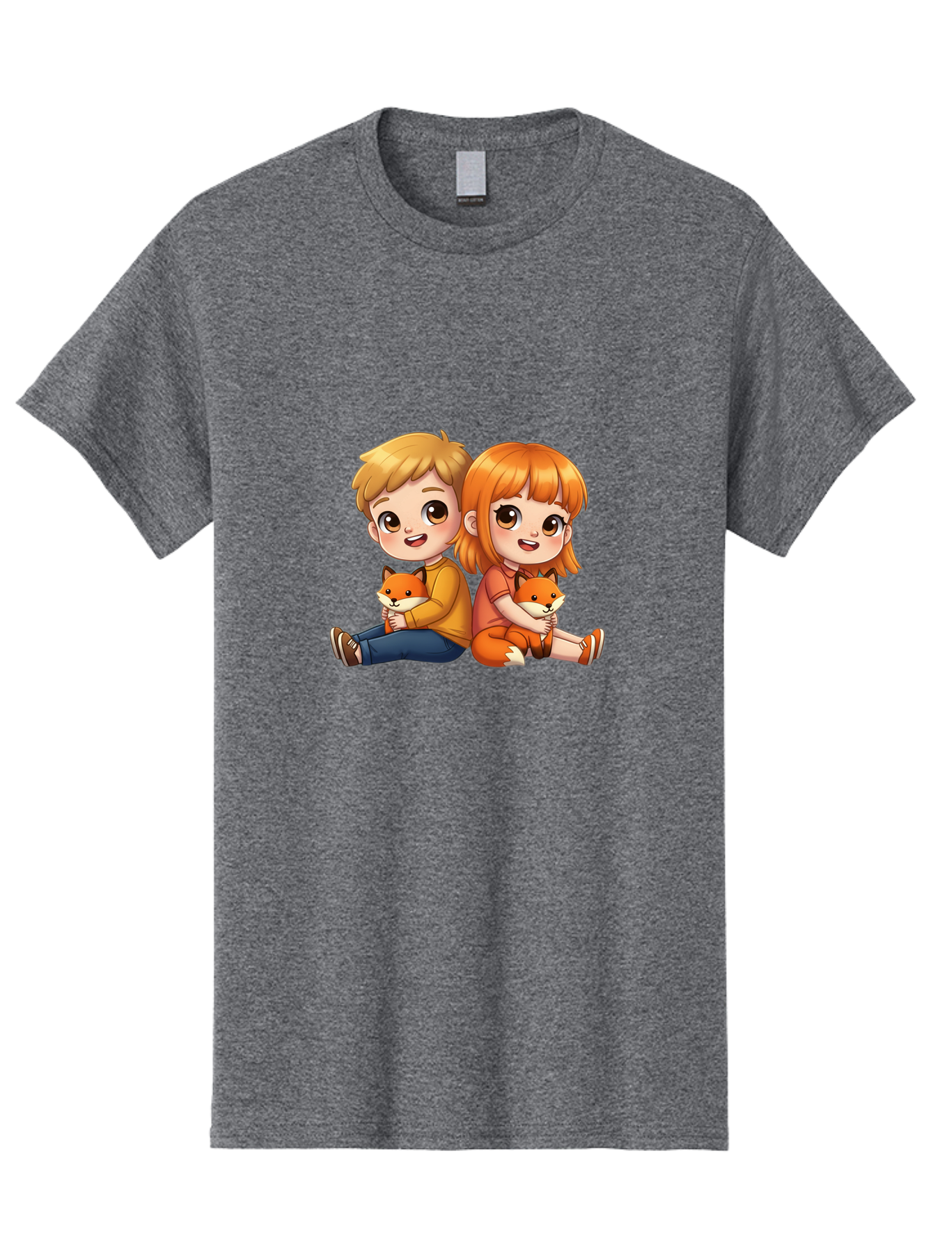 Boy-And-Girl-With-Foxes Men'S Graphic Tee, 100% Cotton, Comfortable Casual Summer Wear, Machine Washable, Vintage Camera, Old Camera, Antique Camera, Black Camera, Classic Photography, Photography Equipment, Nostalgic Device, Film Camera, Bak104