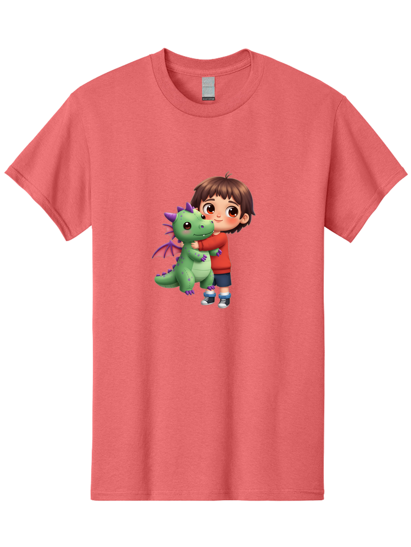 Boy-Hugging-Dragon Men'S Graphic Tee, 100% Cotton, Comfortable Casual Summer Wear, Machine Washable, Vintage Camera, Old Camera, Antique Camera, Black Camera, Classic Photography, Photography Equipment, Nostalgic Device, Film Camera, Bak105