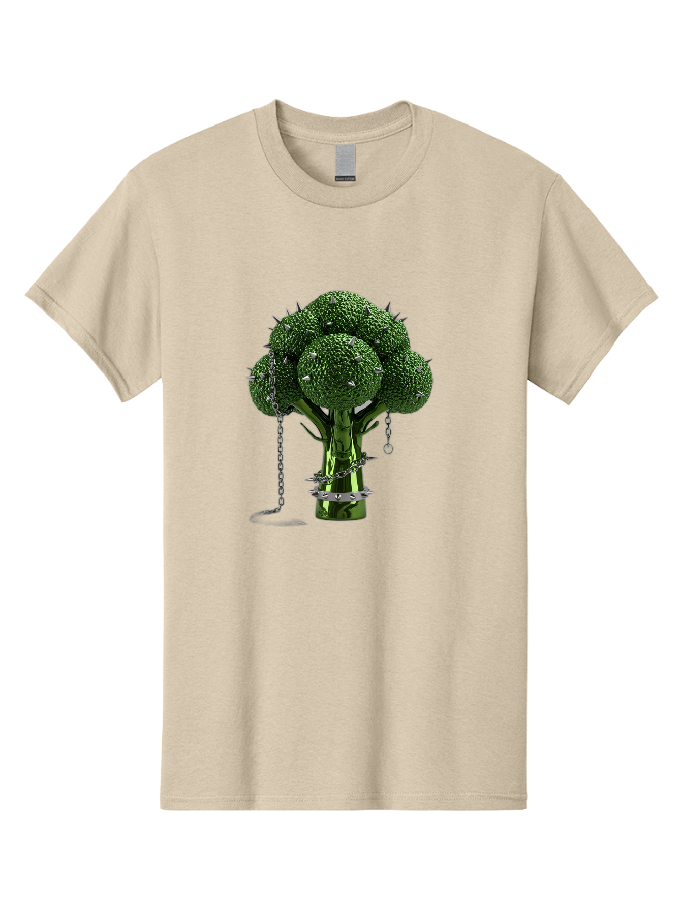 Broccoli-With-Spikes-And-Chains Men'S Graphic Tee, 100% Cotton, Comfortable Casual Summer Wear, Machine Washable, Vintage Camera, Old Camera, Antique Camera, Black Camera, Classic Photography, Photography Equipment, Nostalgic Device, Bak117