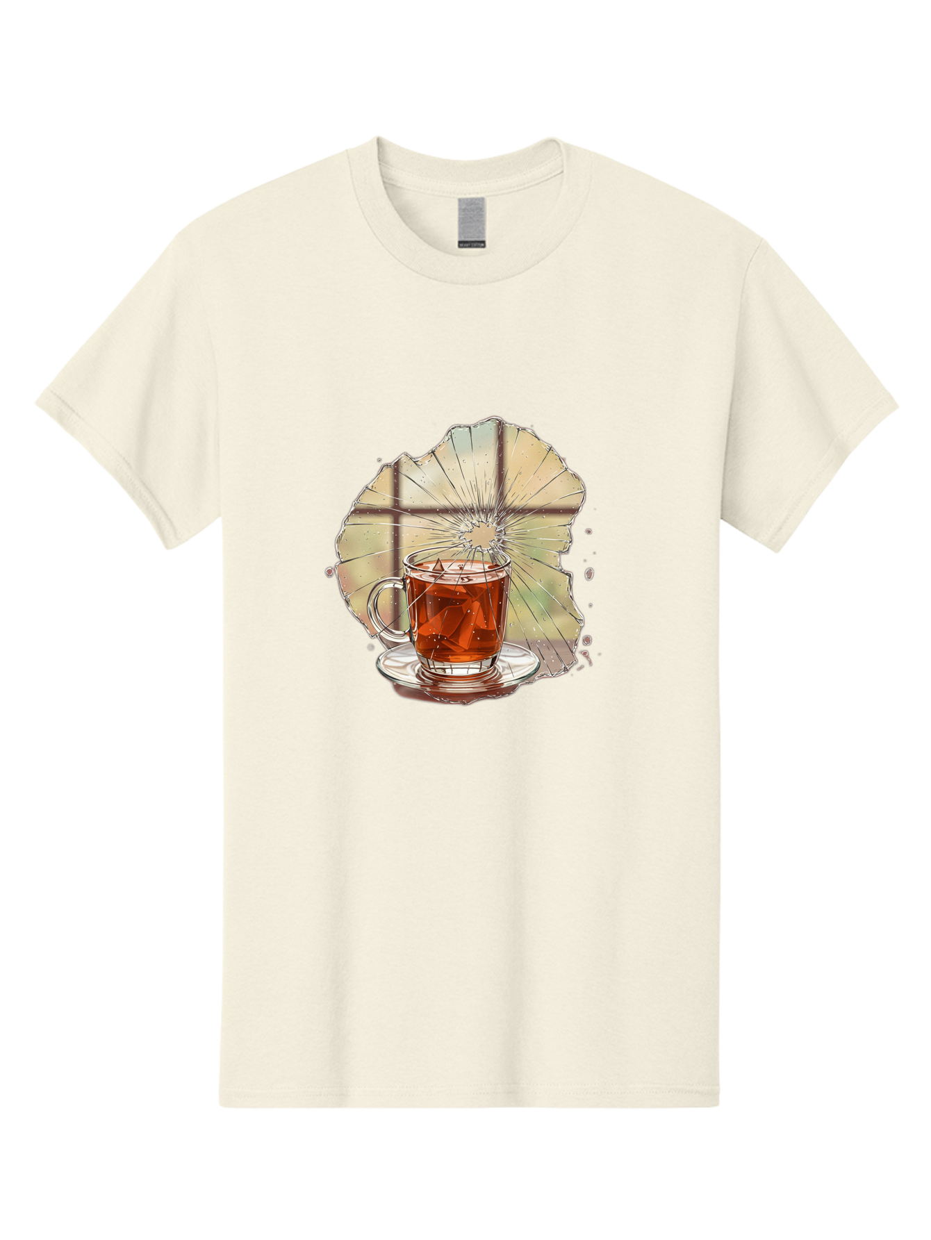 Broken-Glass-Tea Men'S Graphic Tee, 100% Cotton, Comfortable Casual Summer Wear, Machine Washable, Vintage Camera, Old Camera, Antique Camera, Black Camera, Classic Photography, Photography Equipment, Nostalgic Device, Film Camera, Camera Art Bak121