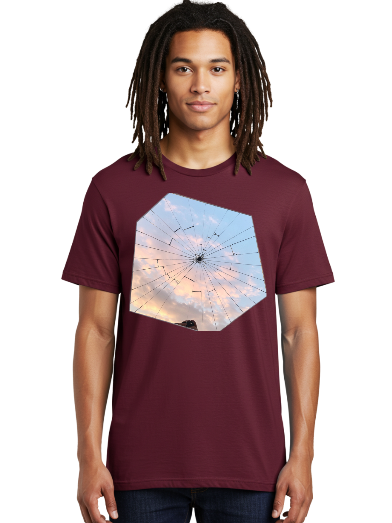 Broken-Glass Men'S Graphic Tee, 100% Cotton, Comfortable Casual Summer Wear, Machine Washable, Vintage Camera, Old Camera, Antique Camera, Black Camera, Classic Photography, Photography Equipment, Nostalgic Device, Film Camera, Camera Art Bak123