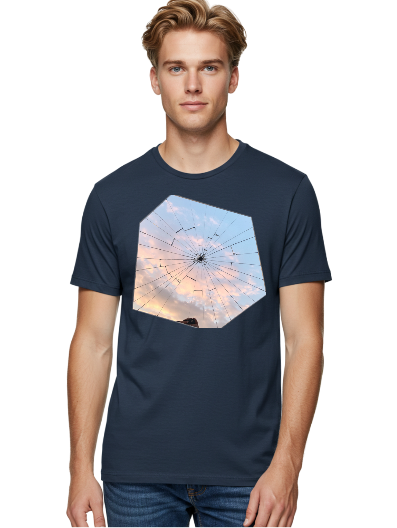 Broken-Glass Men'S Graphic Tee, 100% Cotton, Comfortable Casual Summer Wear, Machine Washable, Vintage Camera, Old Camera, Antique Camera, Black Camera, Classic Photography, Photography Equipment, Nostalgic Device, Film Camera, Camera Art Bak123