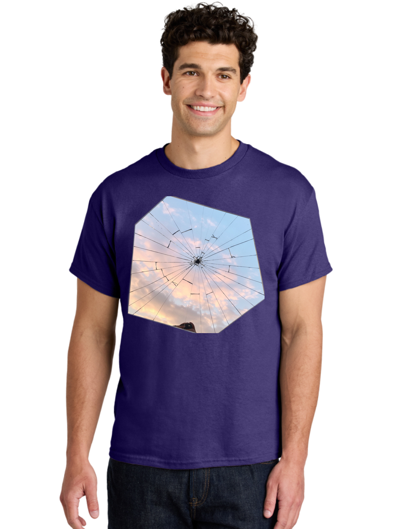 Broken-Glass Men'S Graphic Tee, 100% Cotton, Comfortable Casual Summer Wear, Machine Washable, Vintage Camera, Old Camera, Antique Camera, Black Camera, Classic Photography, Photography Equipment, Nostalgic Device, Film Camera, Camera Art Bak123