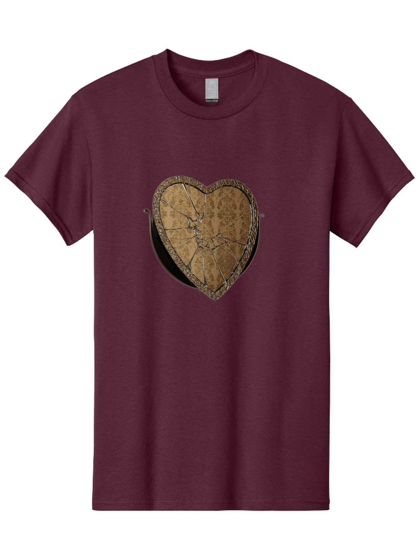 Broken-Heart-2 Men'S Graphic Tee, 100% Cotton, Comfortable Casual Summer Wear, Machine Washable, Vintage Camera, Old Camera, Antique Camera, Black Camera, Classic Photography, Photography Equipment, Nostalgic Device, Film Camera, Camera Art Bak125