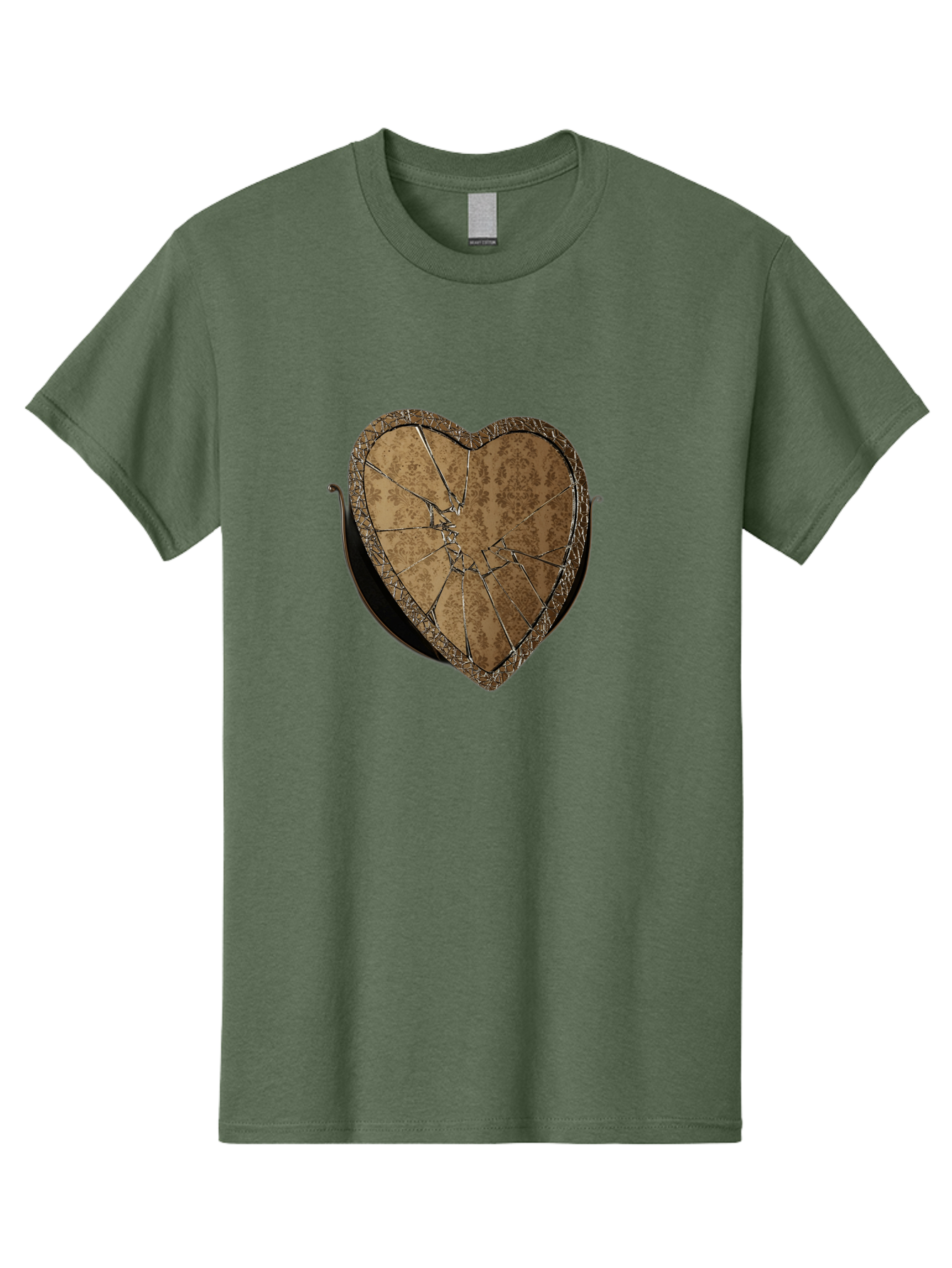 Broken-Heart-2 Men'S Graphic Tee, 100% Cotton, Comfortable Casual Summer Wear, Machine Washable, Vintage Camera, Old Camera, Antique Camera, Black Camera, Classic Photography, Photography Equipment, Nostalgic Device, Film Camera, Camera Art Bak125