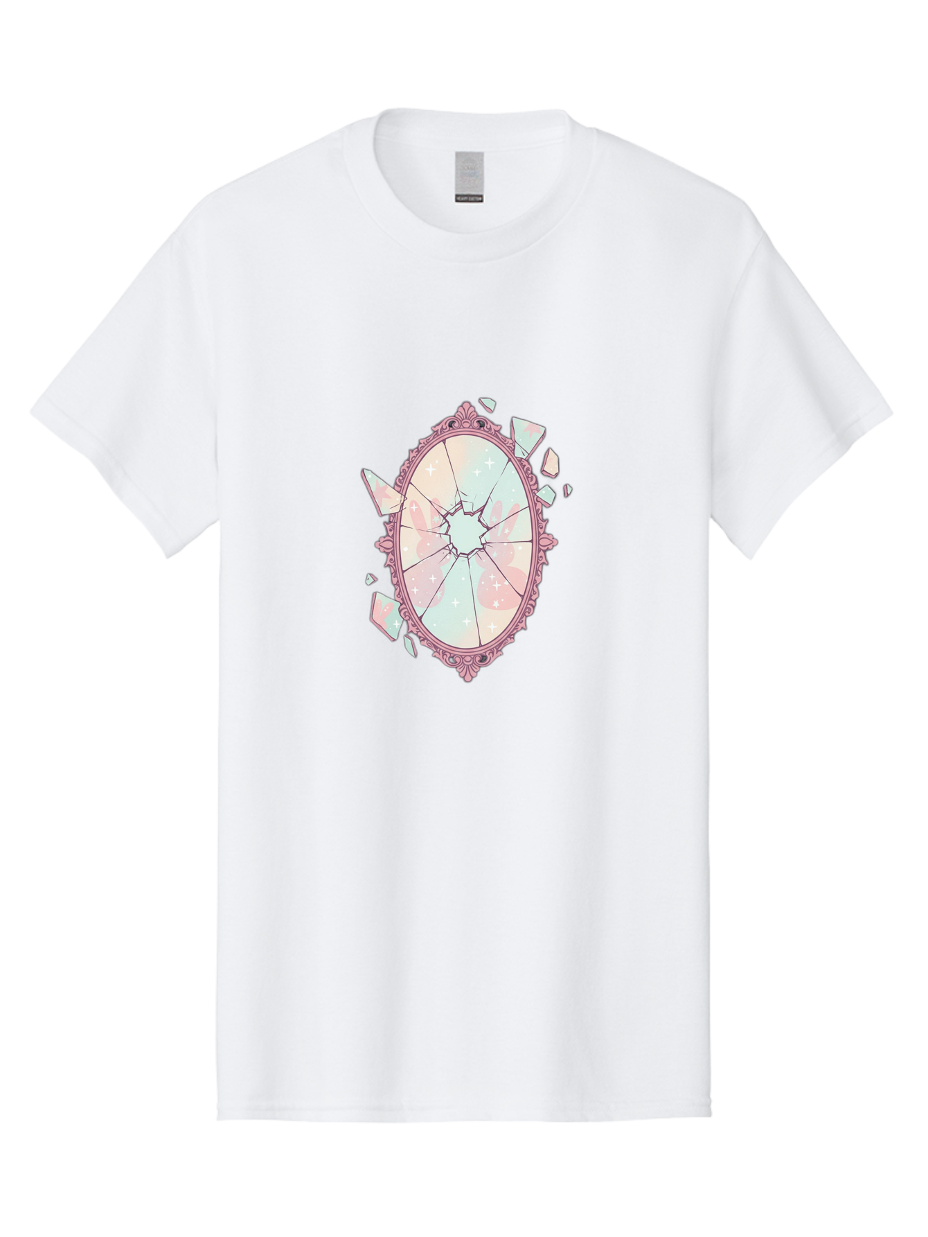 Broken-Mirror-2 Men'S Graphic Tee, 100% Cotton, Comfortable Casual Summer Wear, Machine Washable, Vintage Camera, Old Camera, Antique Camera, Black Camera, Classic Photography, Photography Equipment, Nostalgic Device, Film Camera, Camera Art Bak130