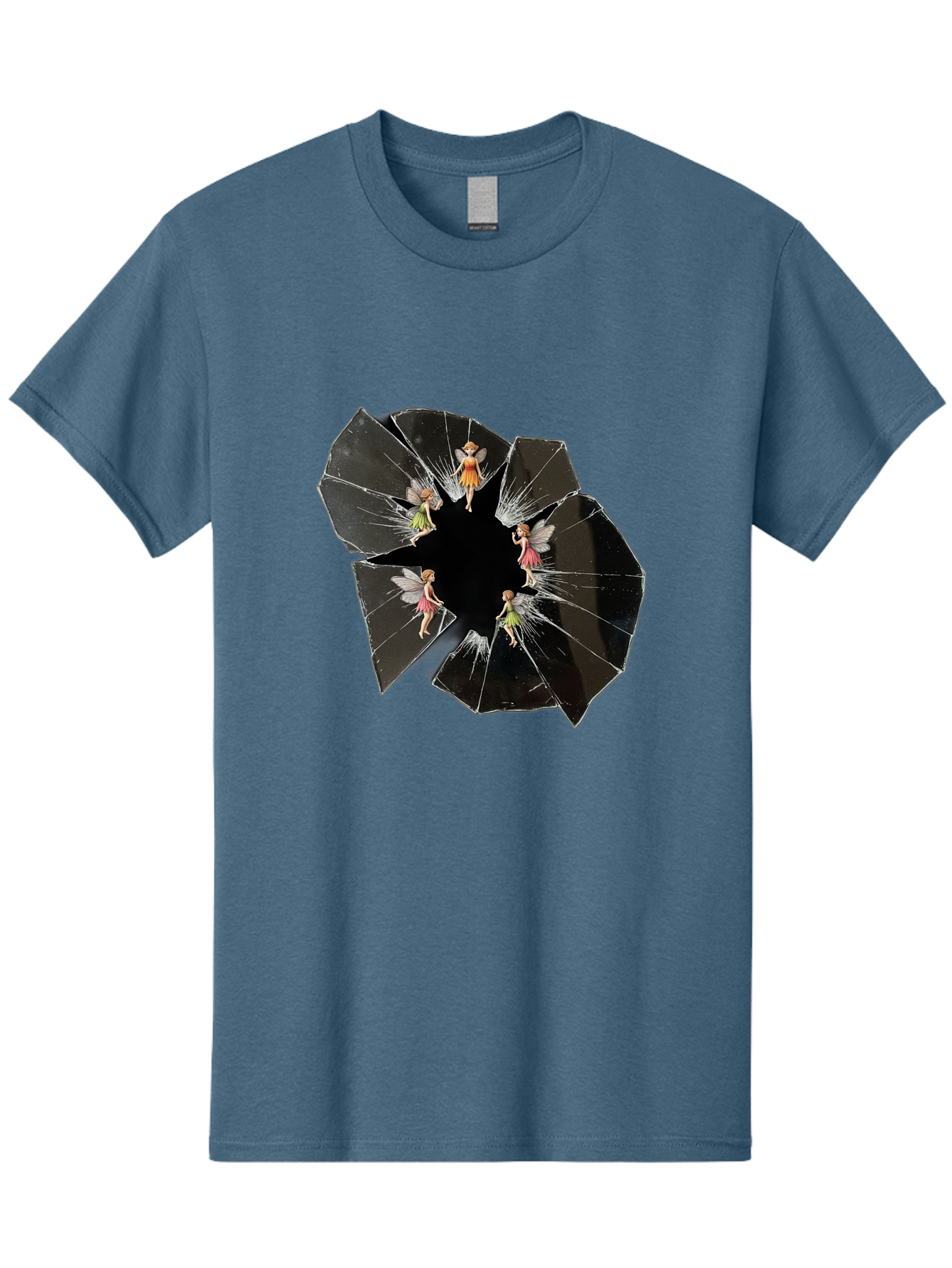 Broken-Mirror-Fairies Men'S Graphic Tee, 100% Cotton, Comfortable Casual Summer Wear, Machine Washable, Vintage Camera, Old Camera, Antique Camera, Black Camera, Classic Photography, Photography Equipment, Nostalgic Device, Film Camera, Bak133