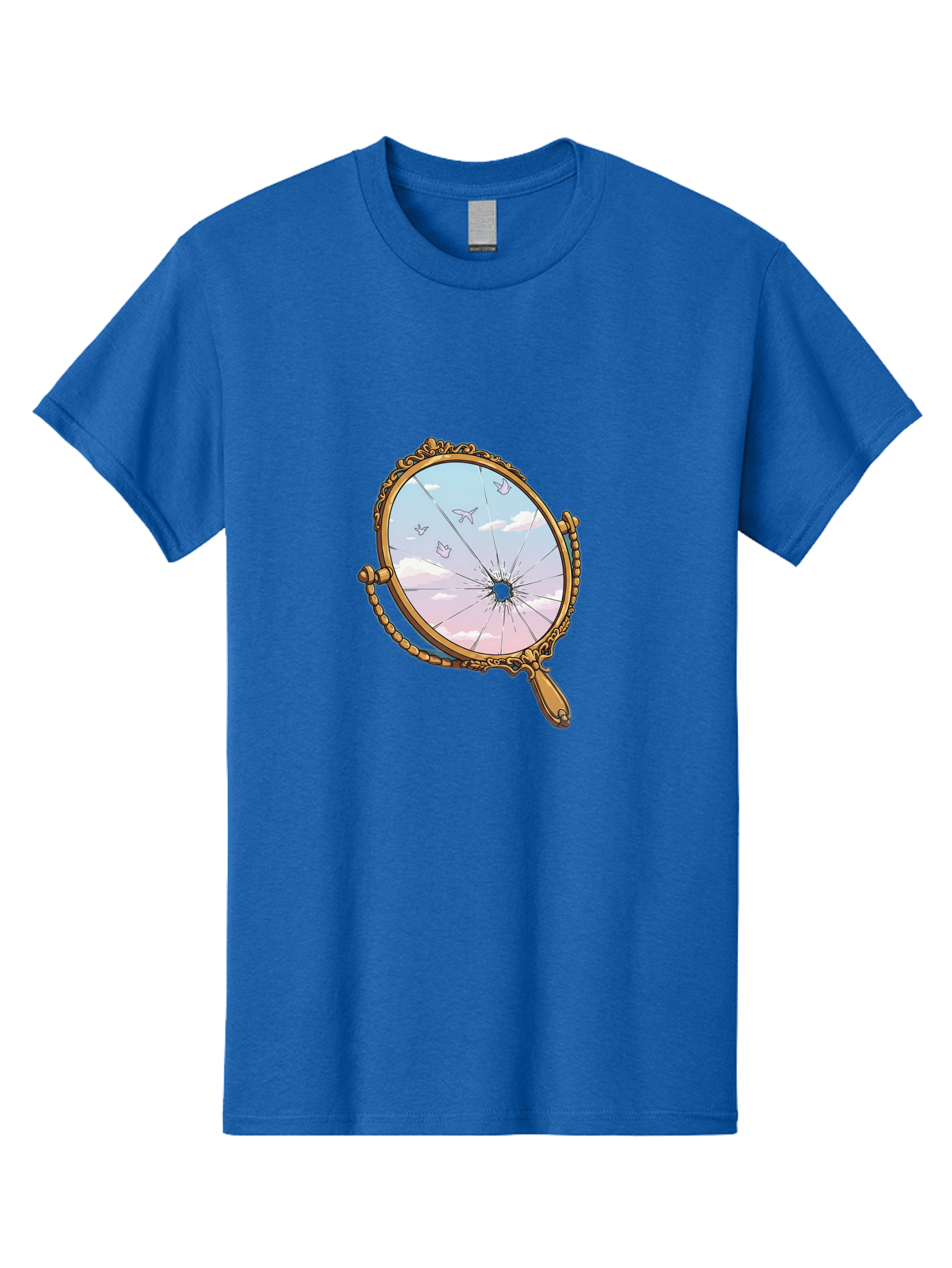 Broken-Mirror Men'S Graphic Tee, 100% Cotton, Comfortable Casual Summer Wear, Machine Washable, Vintage Camera, Old Camera, Antique Camera, Black Camera, Classic Photography, Photography Equipment, Nostalgic Device, Film Camera, Camera Art Bak137