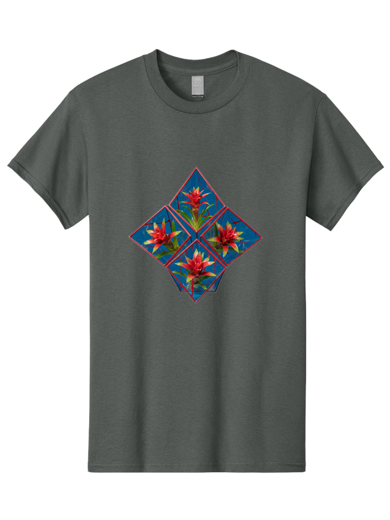 Bromeliad-Flower Men'S Graphic Tee, 100% Cotton, Comfortable Casual Summer Wear, Machine Washable, Vintage Camera, Old Camera, Antique Camera, Black Camera, Classic Photography, Photography Equipment, Nostalgic Device, Film Camera, Camera Art Bak140
