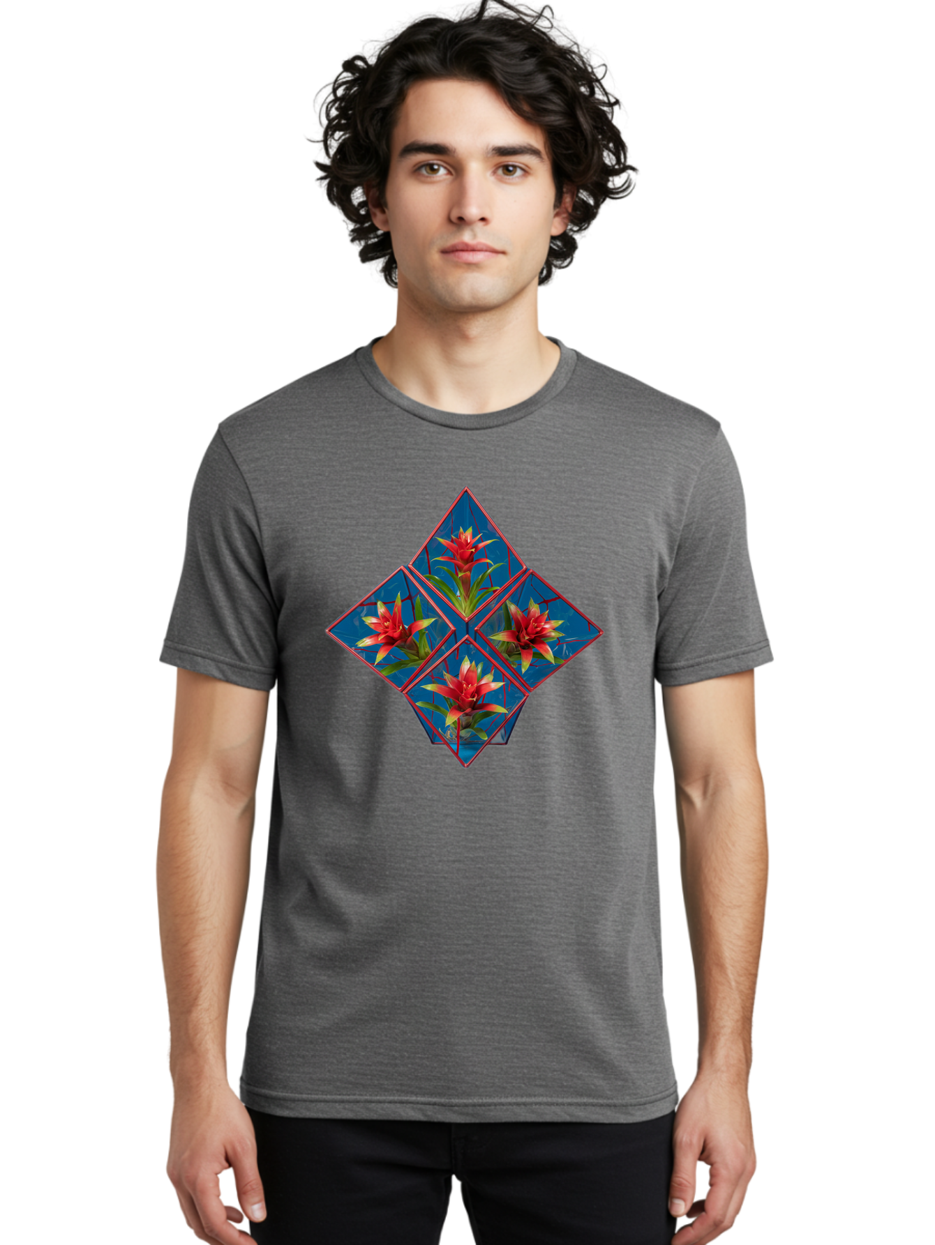 Bromeliad-Flower Men'S Graphic Tee, 100% Cotton, Comfortable Casual Summer Wear, Machine Washable, Vintage Camera, Old Camera, Antique Camera, Black Camera, Classic Photography, Photography Equipment, Nostalgic Device, Film Camera, Camera Art Bak140