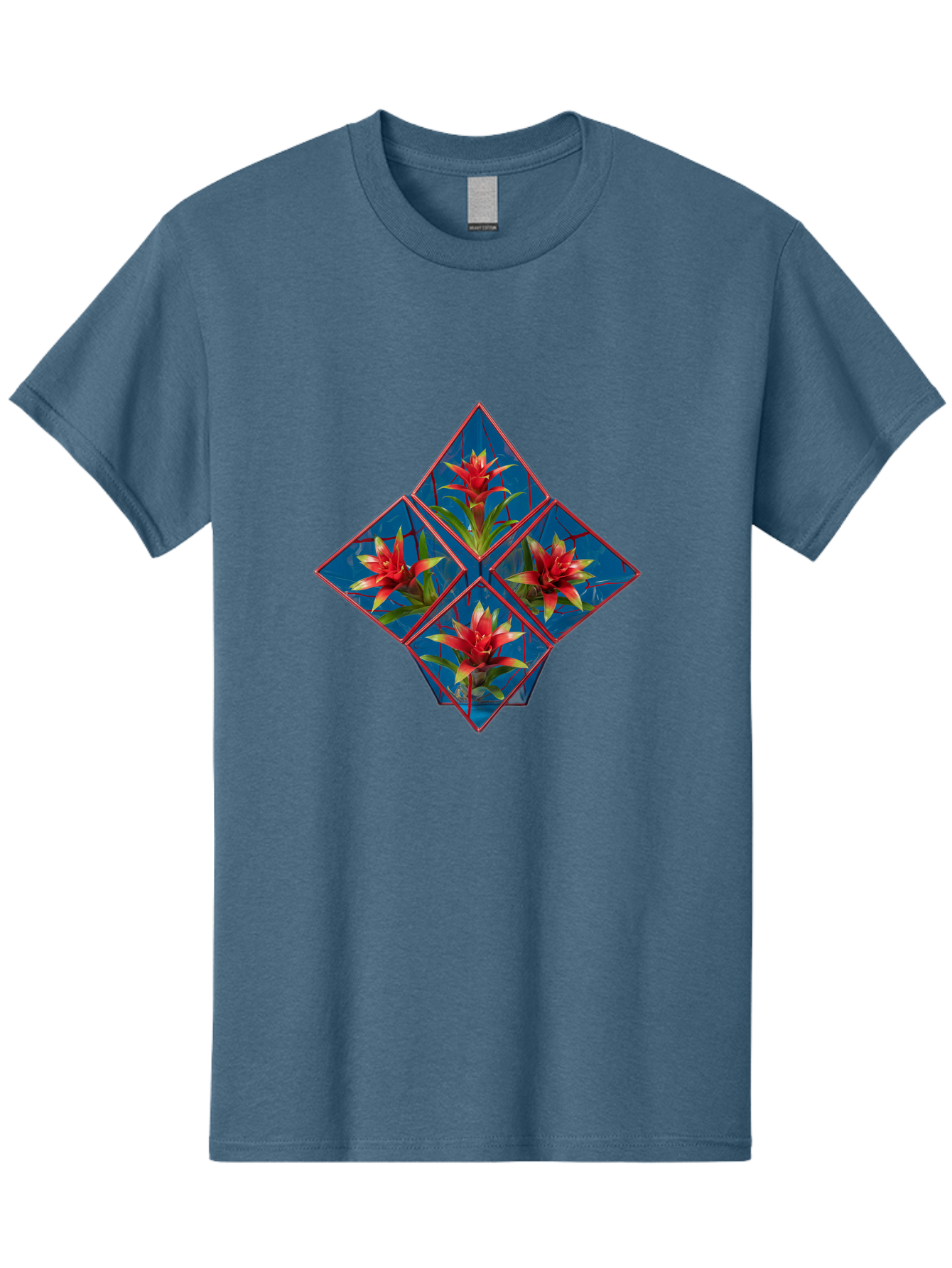 Bromeliad-Flower Men'S Graphic Tee, 100% Cotton, Comfortable Casual Summer Wear, Machine Washable, Vintage Camera, Old Camera, Antique Camera, Black Camera, Classic Photography, Photography Equipment, Nostalgic Device, Film Camera, Camera Art Bak140