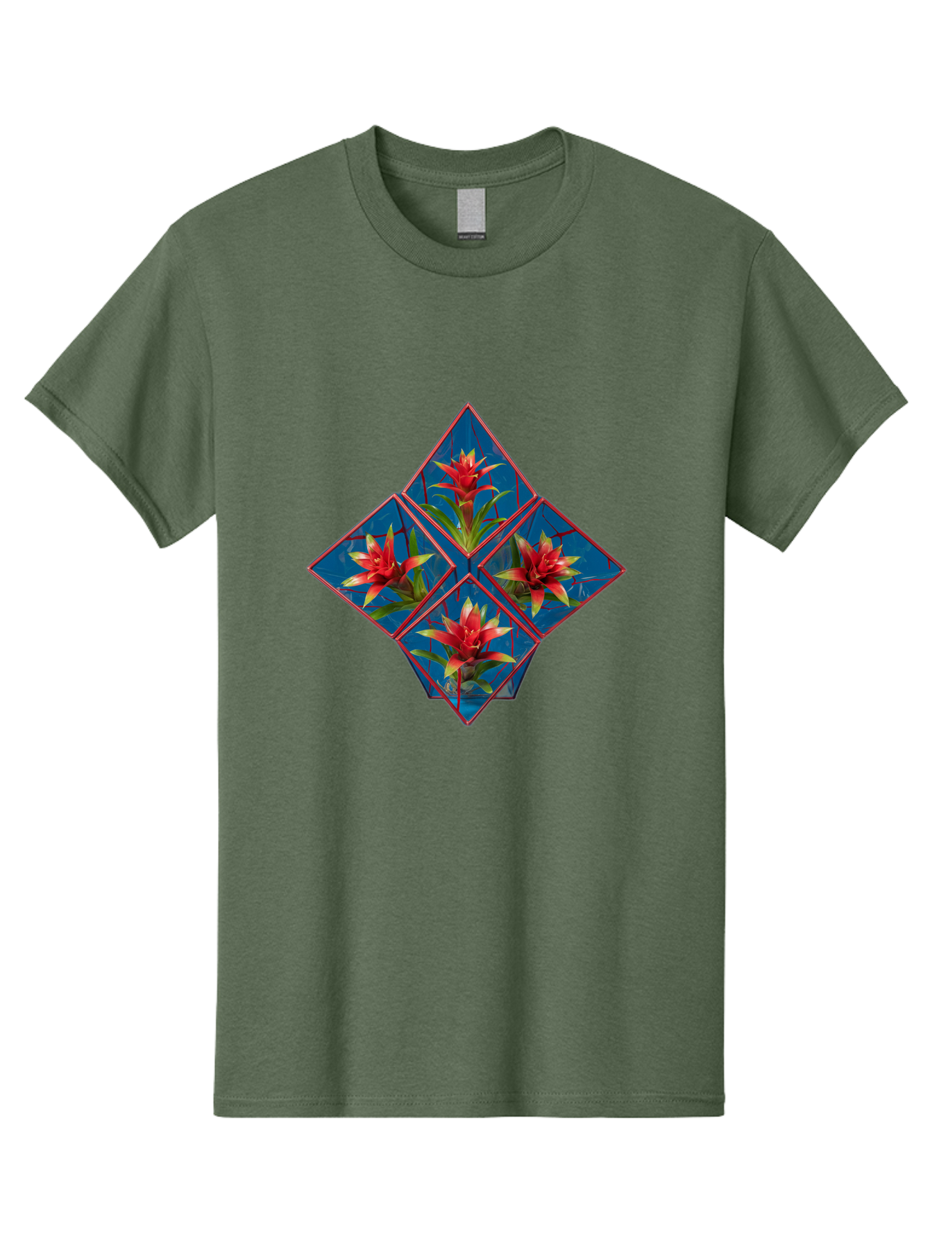 Bromeliad-Flower Men'S Graphic Tee, 100% Cotton, Comfortable Casual Summer Wear, Machine Washable, Vintage Camera, Old Camera, Antique Camera, Black Camera, Classic Photography, Photography Equipment, Nostalgic Device, Film Camera, Camera Art Bak140