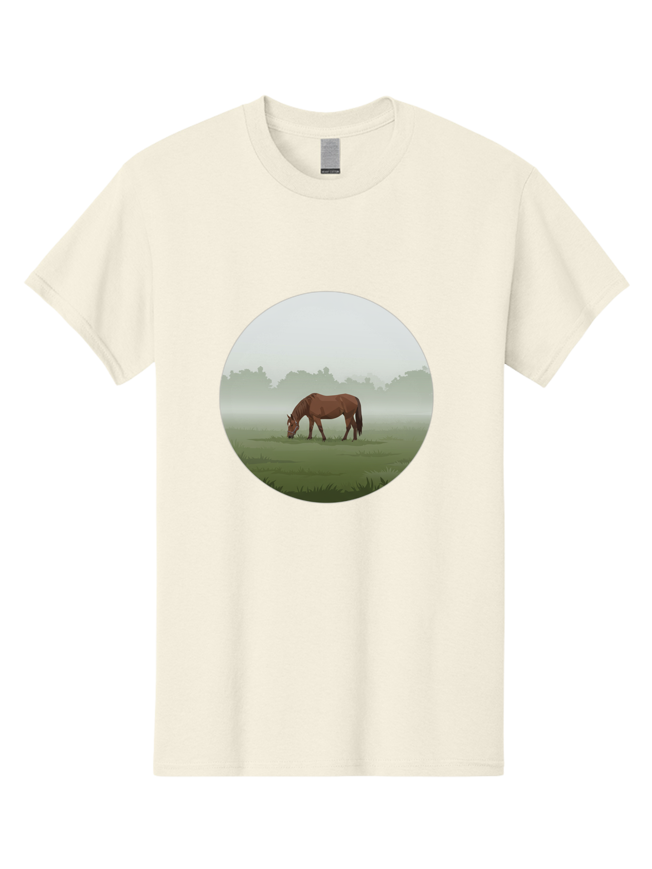 Brown-Horse-Grazing Men'S Graphic Tee, 100% Cotton, Comfortable Casual Summer Wear, Machine Washable, Vintage Camera, Old Camera, Antique Camera, Black Camera, Classic Photography, Photography Equipment, Nostalgic Device, Film Camera, Bak142