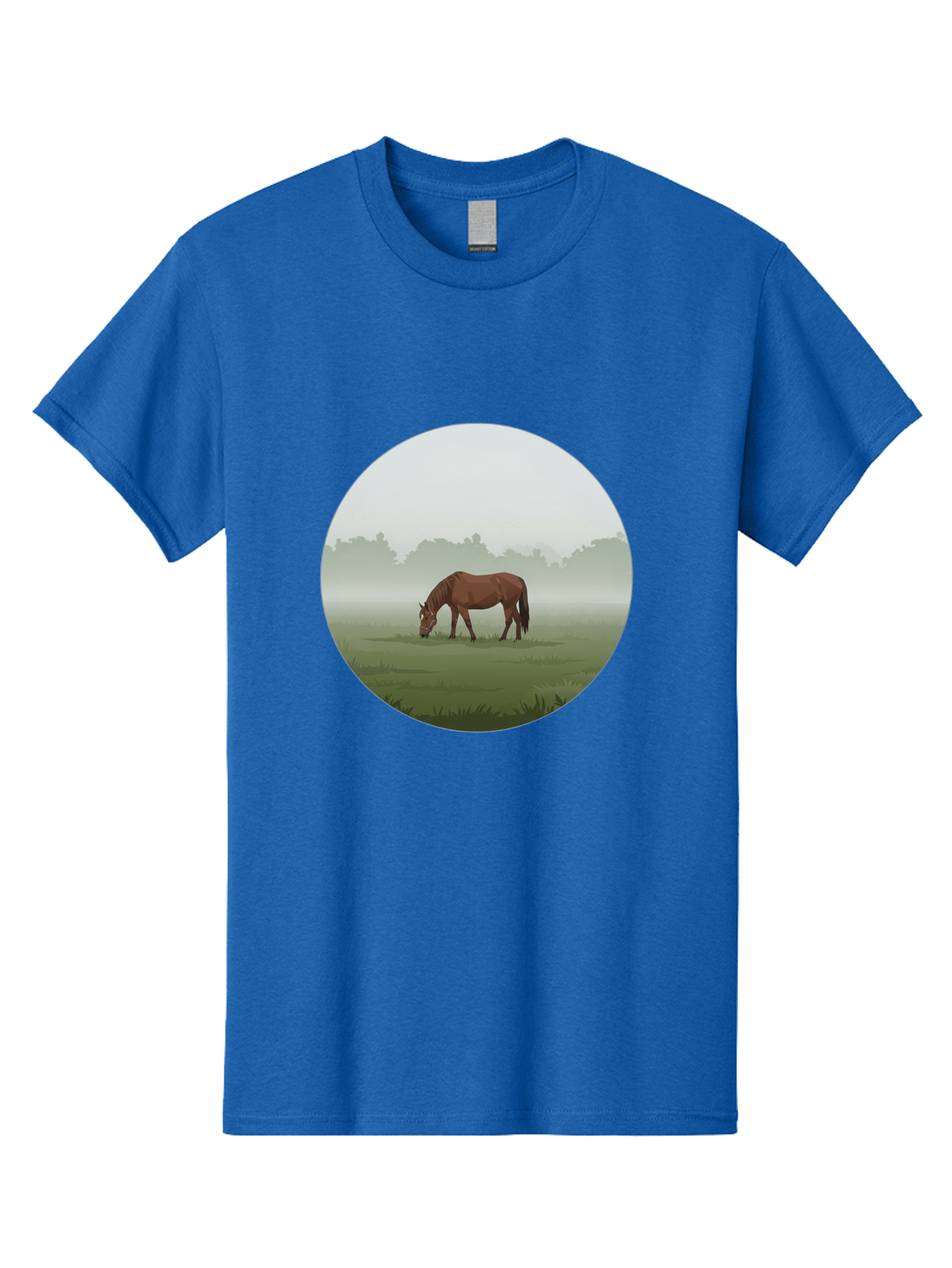 Brown-Horse-Grazing Men'S Graphic Tee, 100% Cotton, Comfortable Casual Summer Wear, Machine Washable, Vintage Camera, Old Camera, Antique Camera, Black Camera, Classic Photography, Photography Equipment, Nostalgic Device, Film Camera, Bak142
