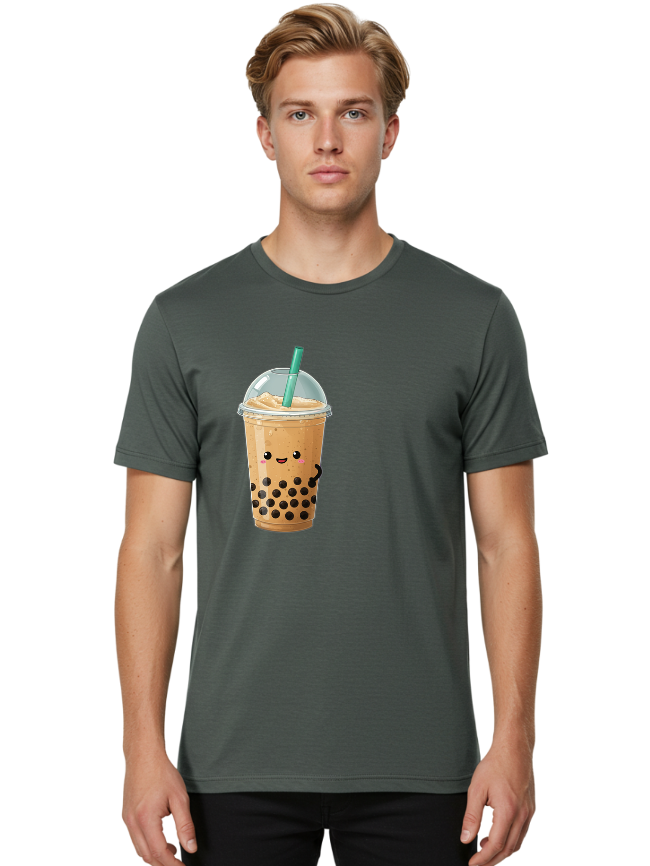 Bubble-Tea Men'S Graphic Tee, 100% Cotton, Comfortable Casual Summer Wear, Machine Washable, Vintage Camera, Old Camera, Antique Camera, Black Camera, Classic Photography, Photography Equipment, Nostalgic Device, Film Camera, Camera Art Bak143