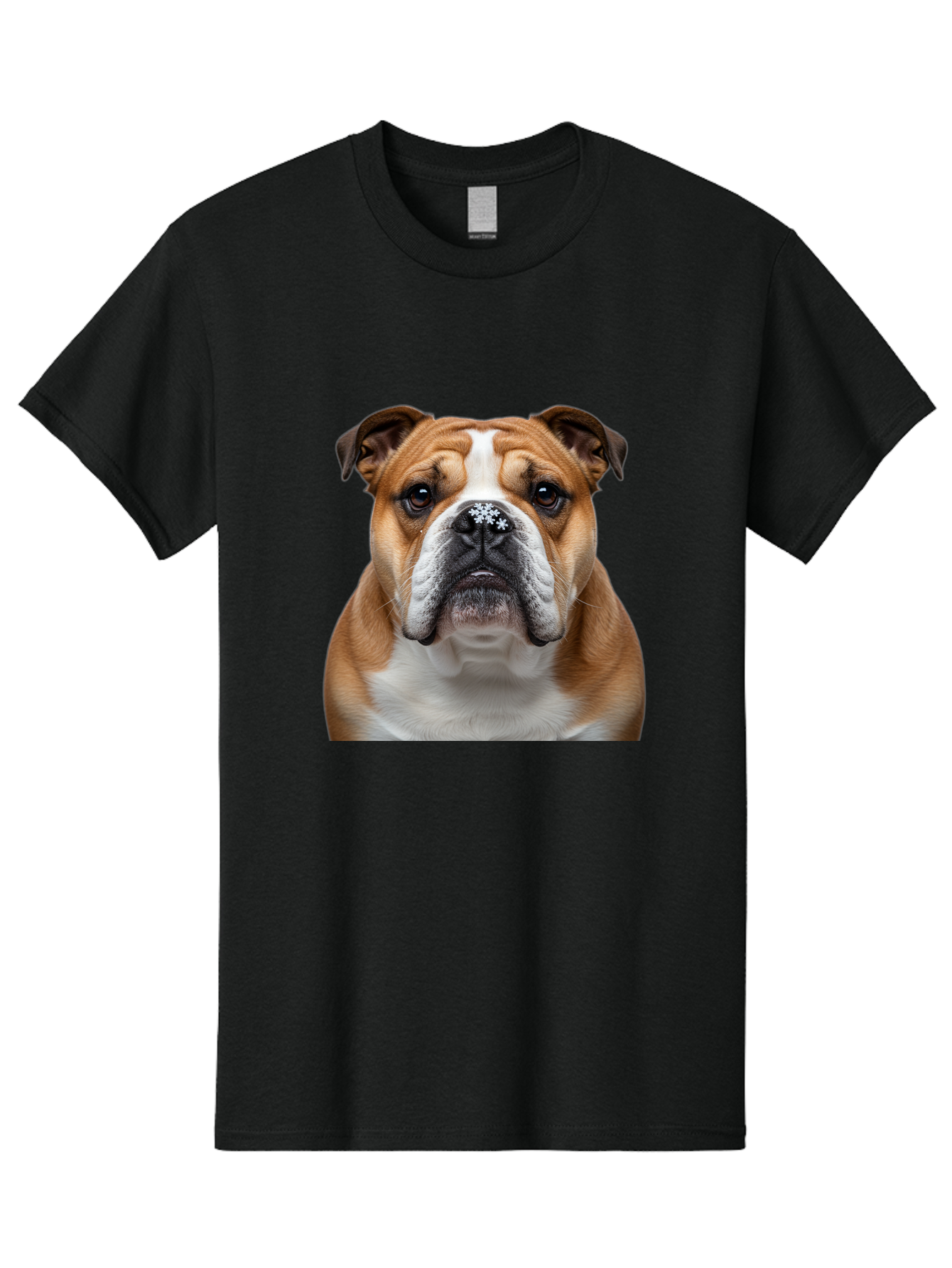 Bulldog-Portrait Men'S Graphic Tee, 100% Cotton, Comfortable Casual Summer Wear, Machine Washable, Vintage Camera, Old Camera, Antique Camera, Black Camera, Classic Photography, Photography Equipment, Nostalgic Device, Film Camera, Camera Art Bak145