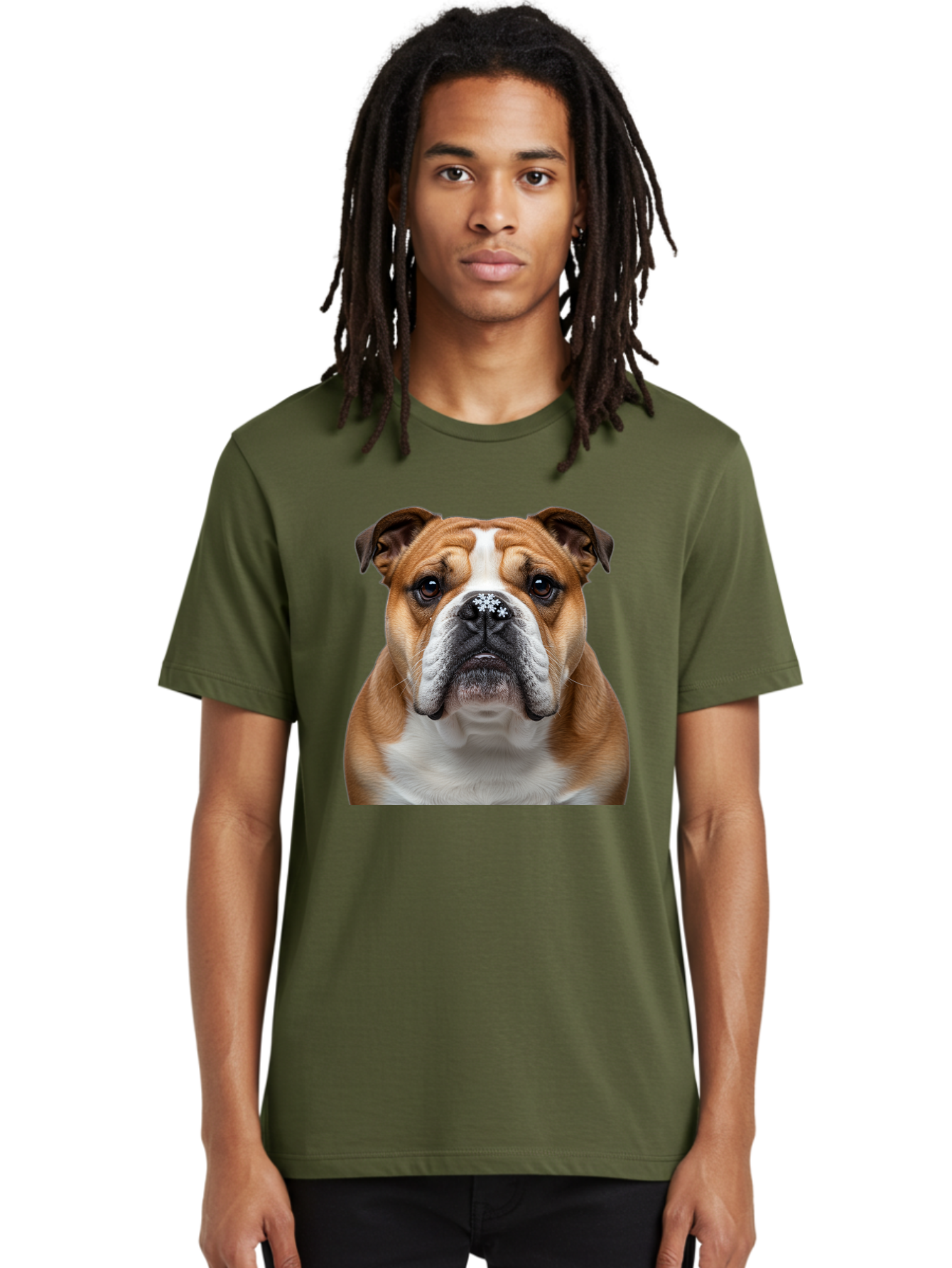 Bulldog-Portrait Men'S Graphic Tee, 100% Cotton, Comfortable Casual Summer Wear, Machine Washable, Vintage Camera, Old Camera, Antique Camera, Black Camera, Classic Photography, Photography Equipment, Nostalgic Device, Film Camera, Camera Art Bak145