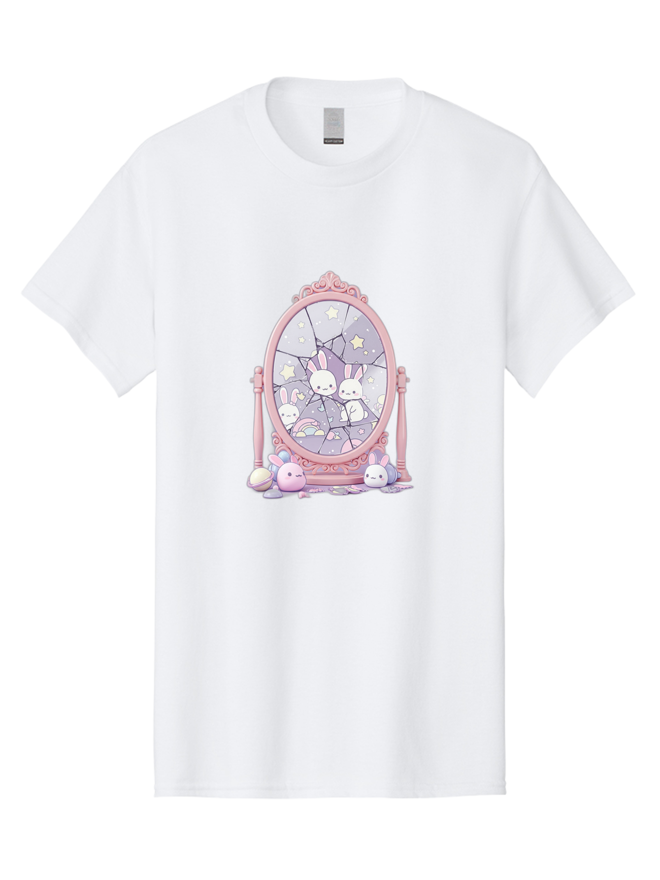 Bunnies-And-Mirror Men'S Graphic Tee, 100% Cotton, Comfortable Casual Summer Wear, Machine Washable, Vintage Camera, Old Camera, Antique Camera, Black Camera, Classic Photography, Photography Equipment, Nostalgic Device, Film Camera, Bak146