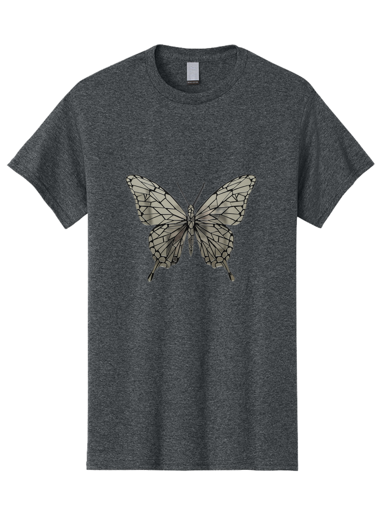 Butterfly-1 Men'S Graphic Tee, 100% Cotton, Comfortable Casual Summer Wear, Machine Washable, Vintage Camera, Old Camera, Antique Camera, Black Camera, Classic Photography, Photography Equipment, Nostalgic Device, Film Camera, Camera Art Bak154