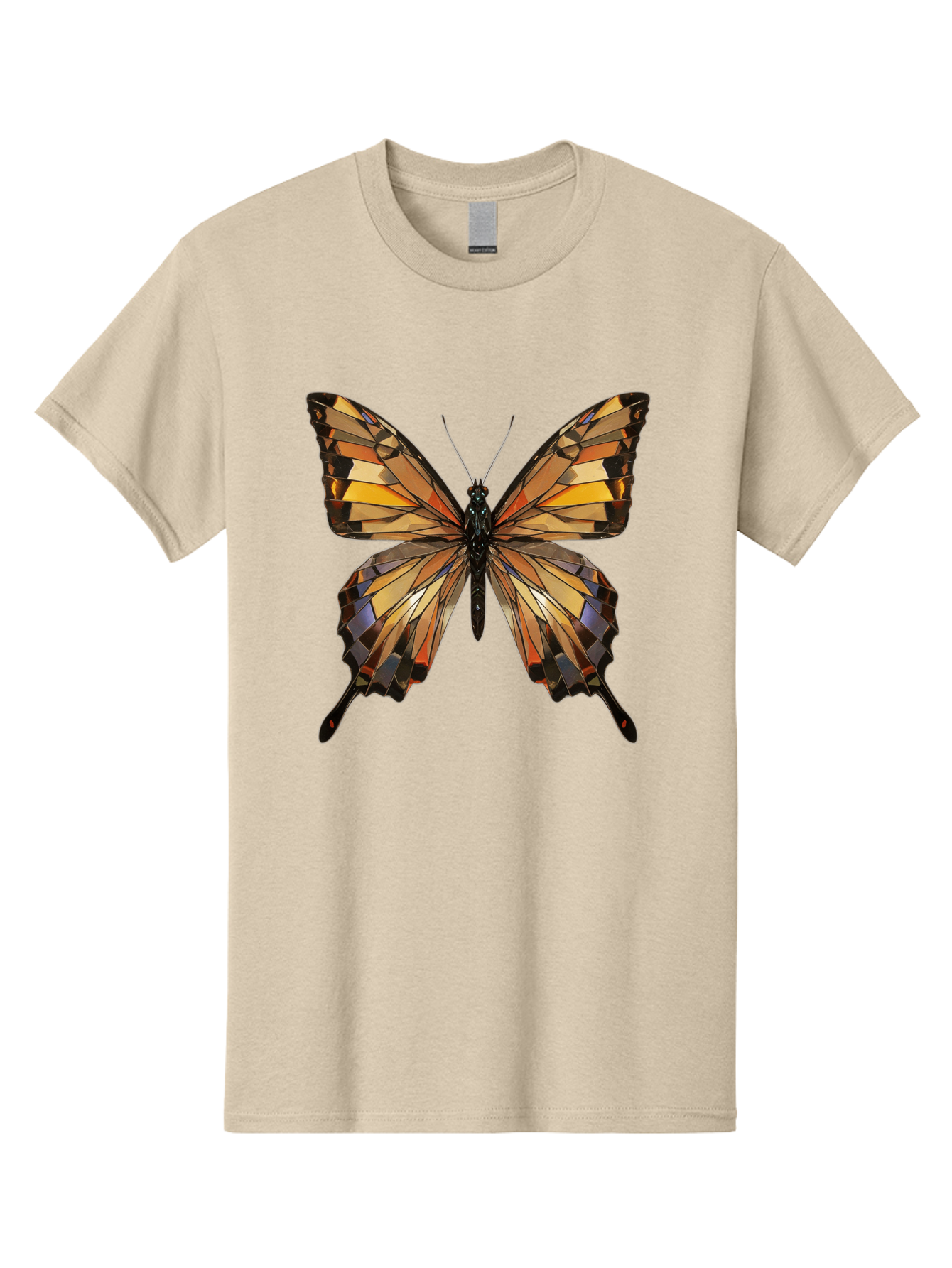 Butterfly-2 Men'S Graphic Tee, 100% Cotton, Comfortable Casual Summer Wear, Machine Washable, Vintage Camera, Old Camera, Antique Camera, Black Camera, Classic Photography, Photography Equipment, Nostalgic Device, Film Camera, Camera Art Bak155
