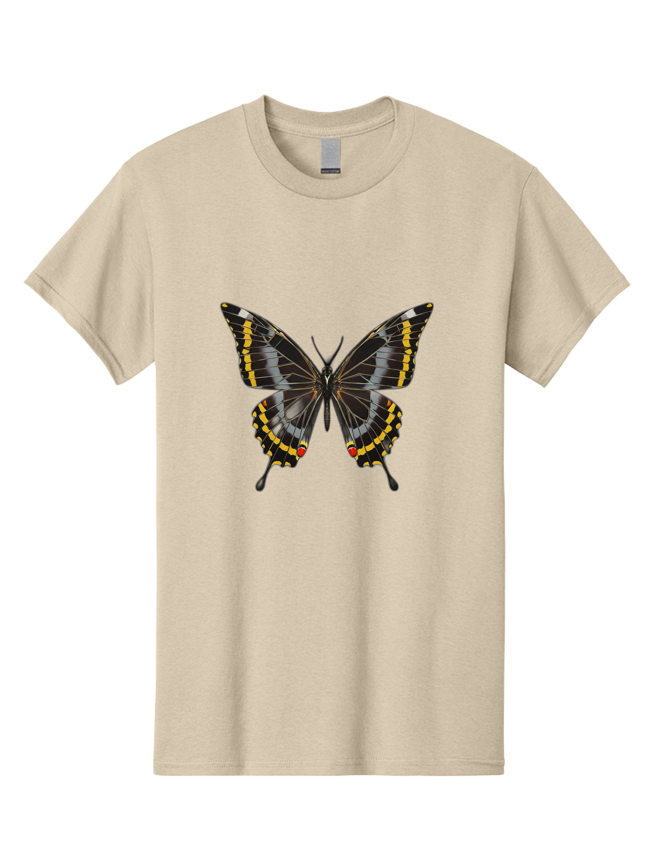 Butterfly-3 Men'S Graphic Tee, 100% Cotton, Comfortable Casual Summer Wear, Machine Washable, Vintage Camera, Old Camera, Antique Camera, Black Camera, Classic Photography, Photography Equipment, Nostalgic Device, Film Camera, Camera Art Bak156