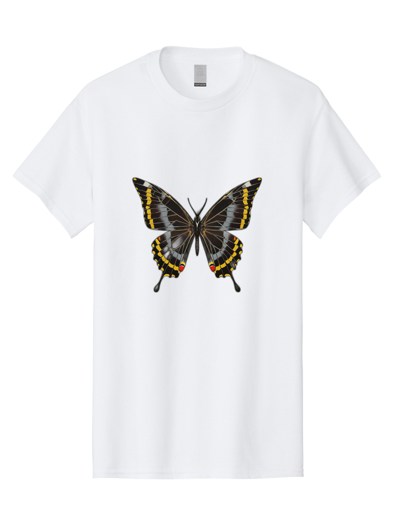 Butterfly-3 Men'S Graphic Tee, 100% Cotton, Comfortable Casual Summer Wear, Machine Washable, Vintage Camera, Old Camera, Antique Camera, Black Camera, Classic Photography, Photography Equipment, Nostalgic Device, Film Camera, Camera Art Bak156