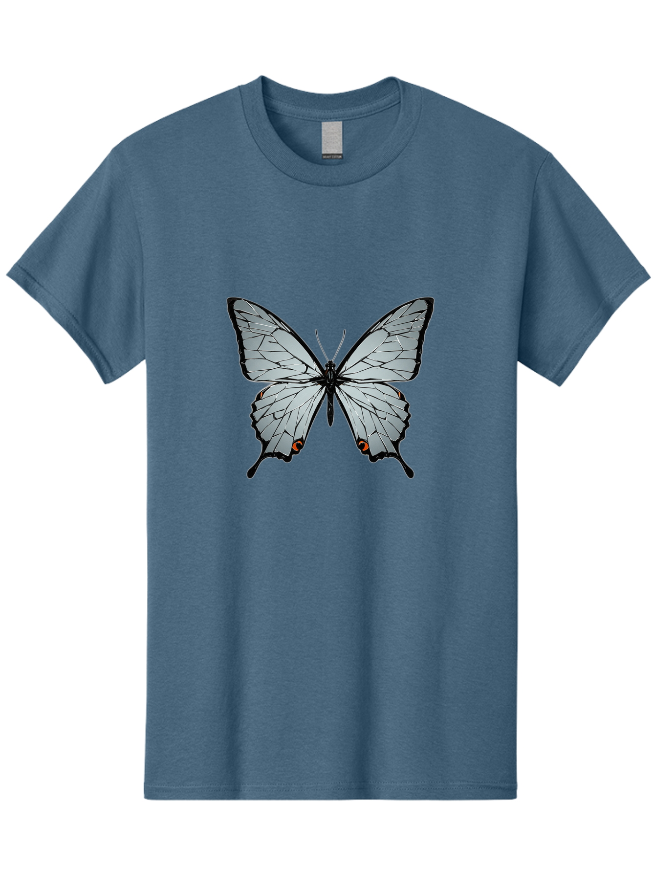 Butterfly-4 Men'S Graphic Tee, 100% Cotton, Comfortable Casual Summer Wear, Machine Washable, Vintage Camera, Old Camera, Antique Camera, Black Camera, Classic Photography, Photography Equipment, Nostalgic Device, Film Camera, Camera Art Bak157