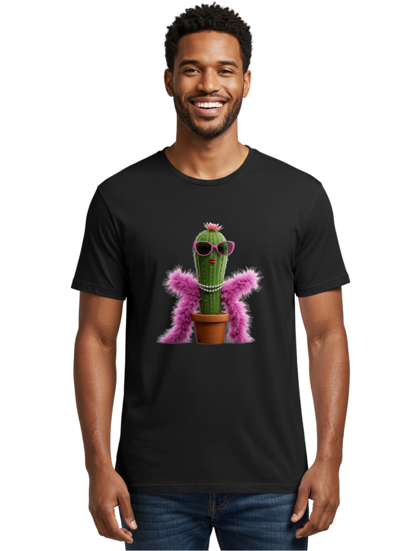 Cactus-With-Pink-Sunglasses Men'S Graphic Tee, 100% Cotton, Comfortable Casual Summer Wear, Machine Washable, Vintage Camera, Old Camera, Antique Camera, Black Camera, Classic Photography, Photography Equipment, Nostalgic Device, Film Camera, Bak167