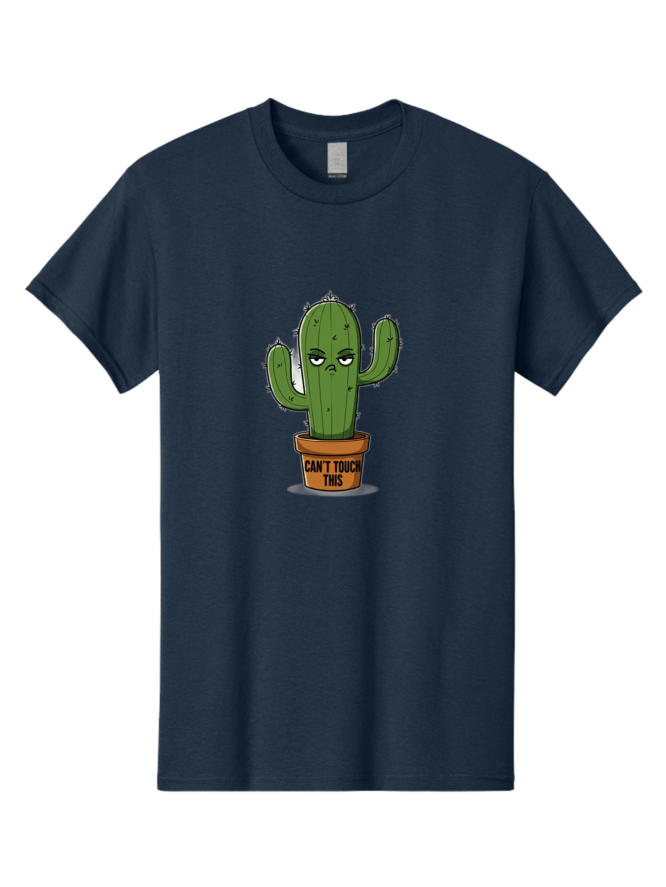 Can-T-Touch-This-Cactus-1 Men'S Graphic Tee, 100% Cotton, Comfortable Casual Summer Wear, Machine Washable, Vintage Camera, Old Camera, Antique Camera, Black Camera, Classic Photography, Photography Equipment, Nostalgic Device, Film Camera, Bak169