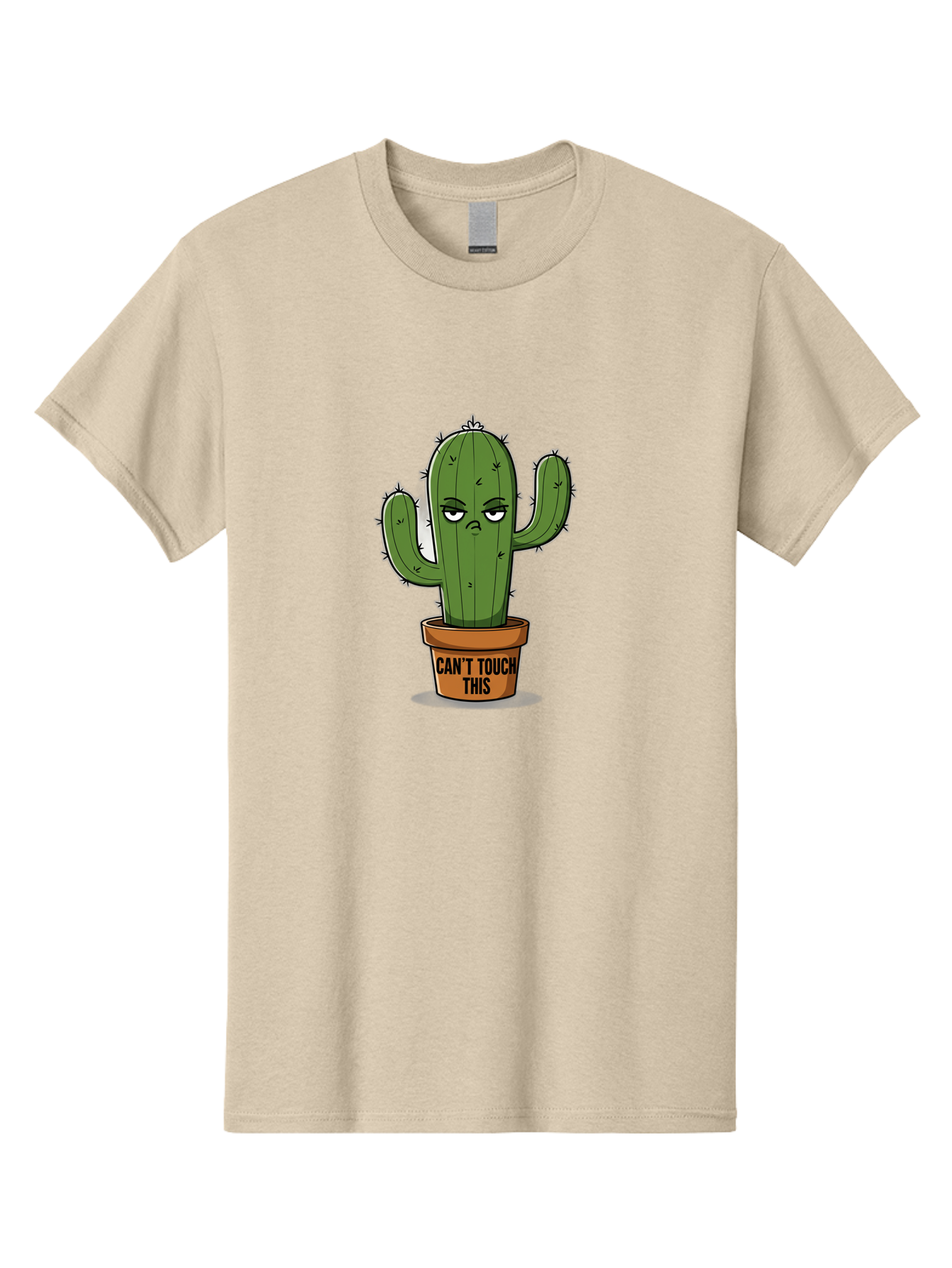 Can-T-Touch-This-Cactus-1 Men'S Graphic Tee, 100% Cotton, Comfortable Casual Summer Wear, Machine Washable, Vintage Camera, Old Camera, Antique Camera, Black Camera, Classic Photography, Photography Equipment, Nostalgic Device, Film Camera, Bak169