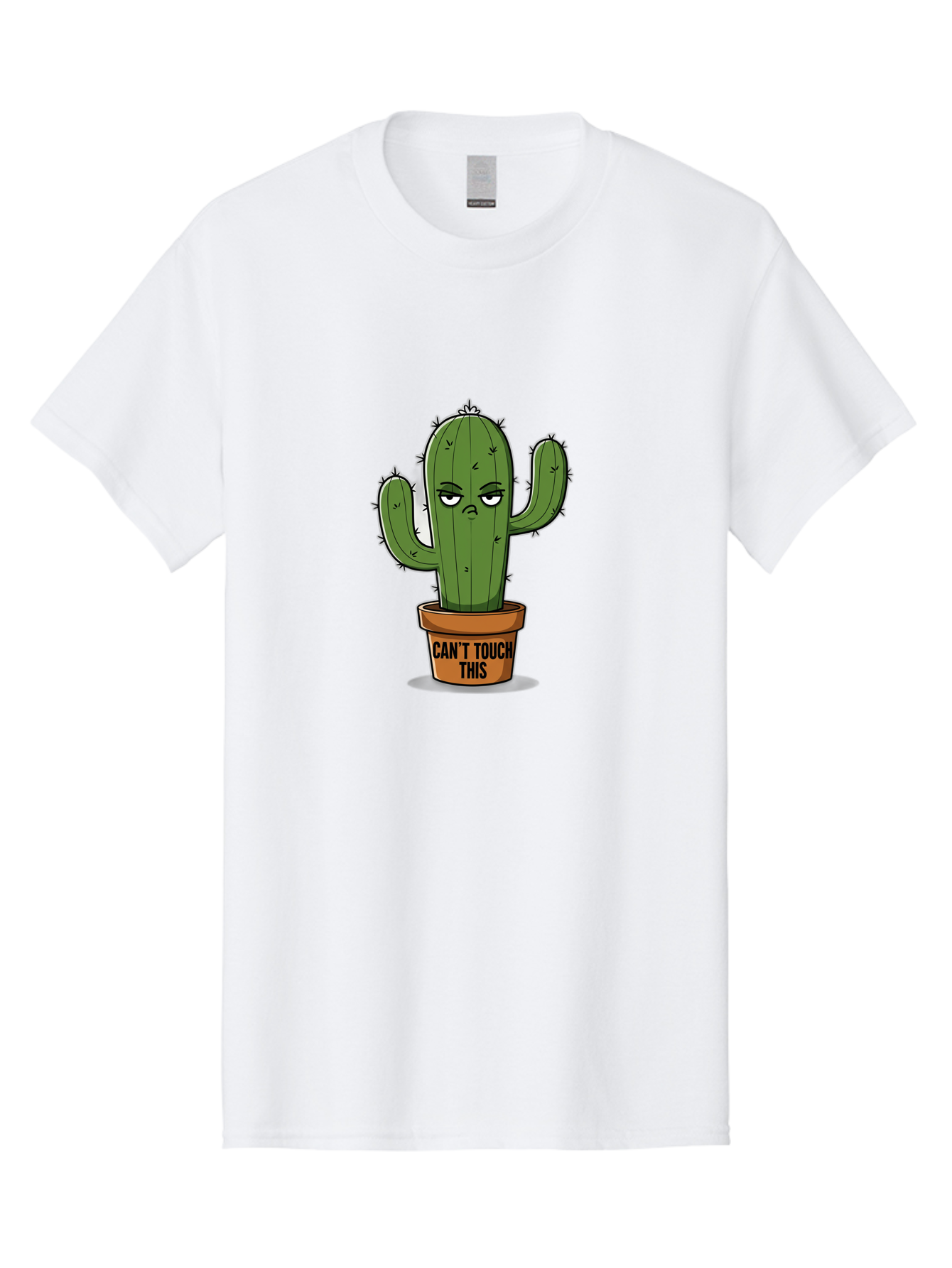 Can-T-Touch-This-Cactus-1 Men'S Graphic Tee, 100% Cotton, Comfortable Casual Summer Wear, Machine Washable, Vintage Camera, Old Camera, Antique Camera, Black Camera, Classic Photography, Photography Equipment, Nostalgic Device, Film Camera, Bak169