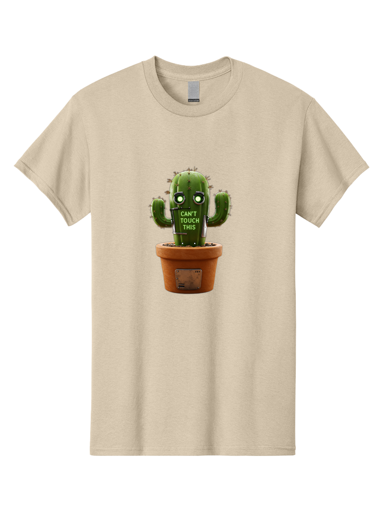 Can-T-Touch-This-Cactus-3 Men'S Graphic Tee, 100% Cotton, Comfortable Casual Summer Wear, Machine Washable, Vintage Camera, Old Camera, Antique Camera, Black Camera, Classic Photography, Photography Equipment, Nostalgic Device, Film Camera, Bak171