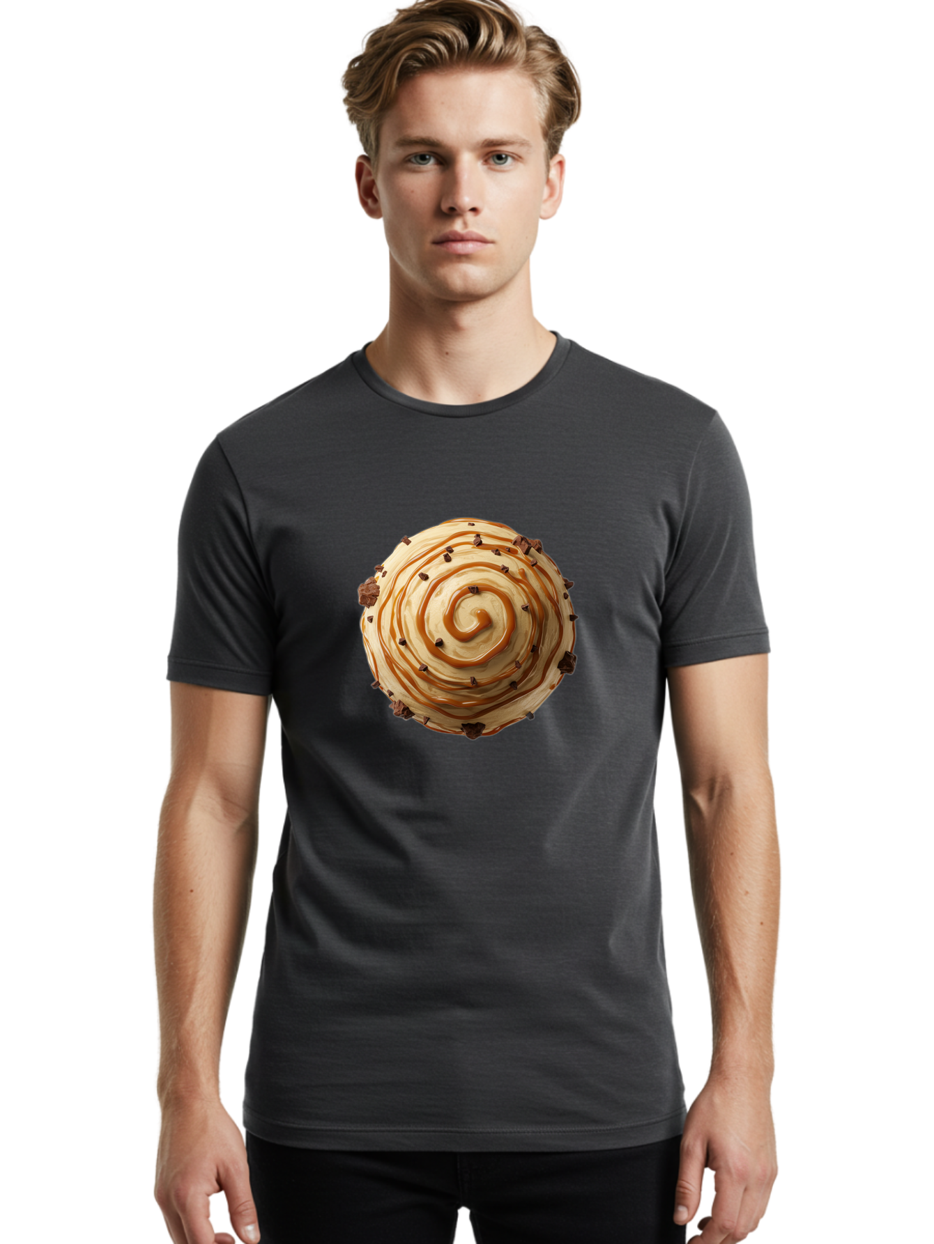 Caramel-Cupcake Men'S Graphic Tee, 100% Cotton, Comfortable Casual Summer Wear, Machine Washable, Vintage Camera, Old Camera, Antique Camera, Black Camera, Classic Photography, Photography Equipment, Nostalgic Device, Film Camera, Camera Art Bak178