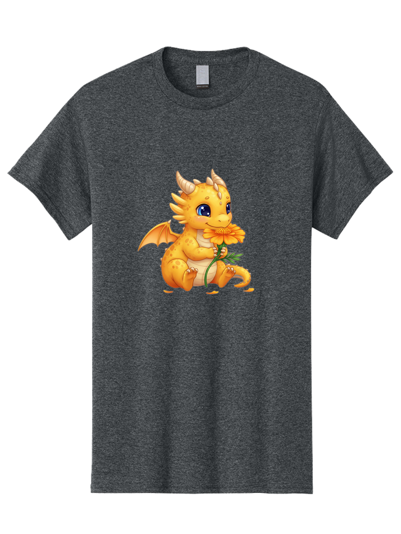 Cartoon-Dragon-With-Flower Men'S Graphic Tee, 100% Cotton, Comfortable Casual Summer Wear, Machine Washable, Vintage Camera, Old Camera, Antique Camera, Black Camera, Classic Photography, Photography Equipment, Nostalgic Device, Film Camera, Bak181
