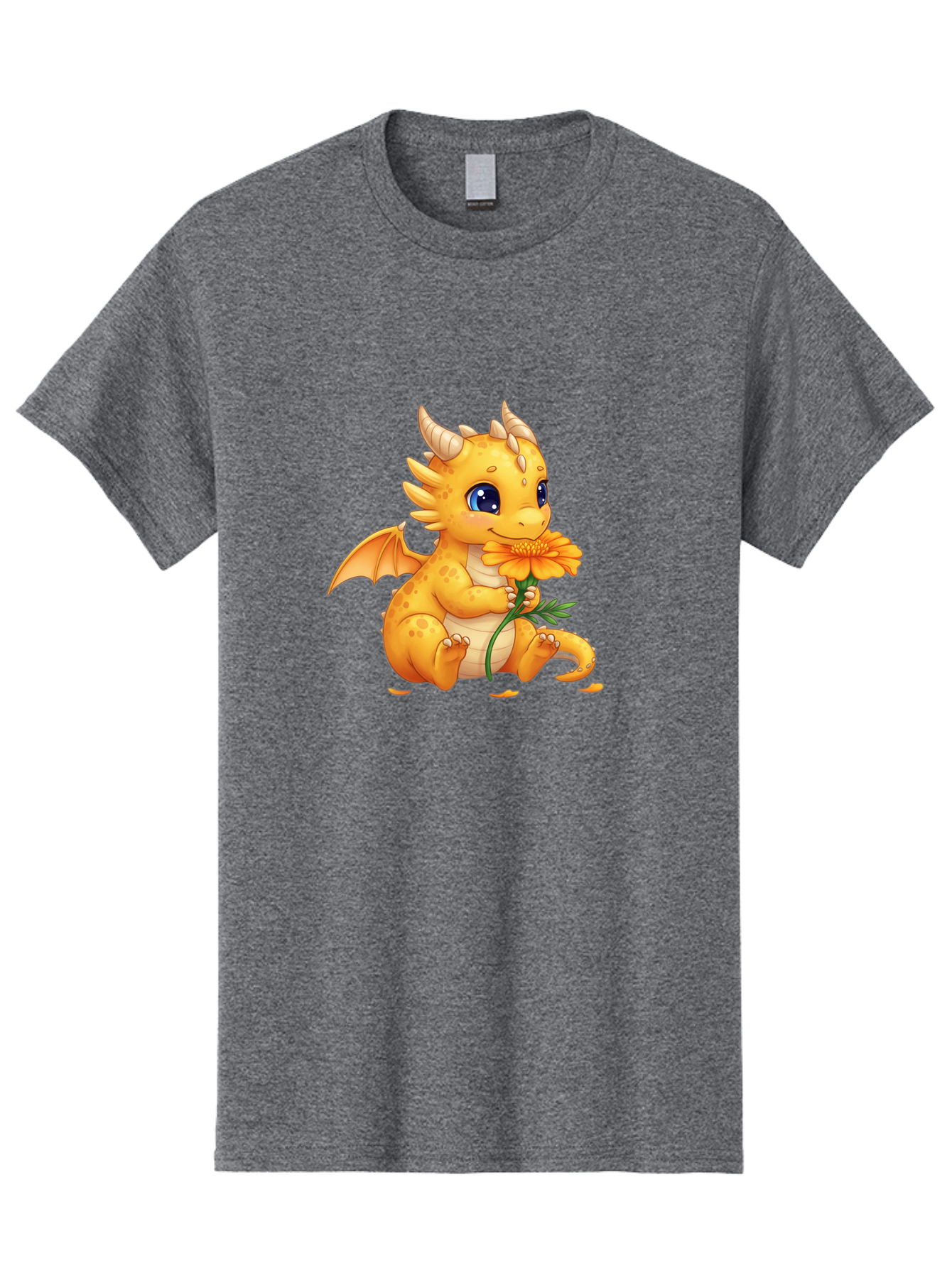 Cartoon-Dragon-With-Flower Men'S Graphic Tee, 100% Cotton, Comfortable Casual Summer Wear, Machine Washable, Vintage Camera, Old Camera, Antique Camera, Black Camera, Classic Photography, Photography Equipment, Nostalgic Device, Film Camera, Bak181