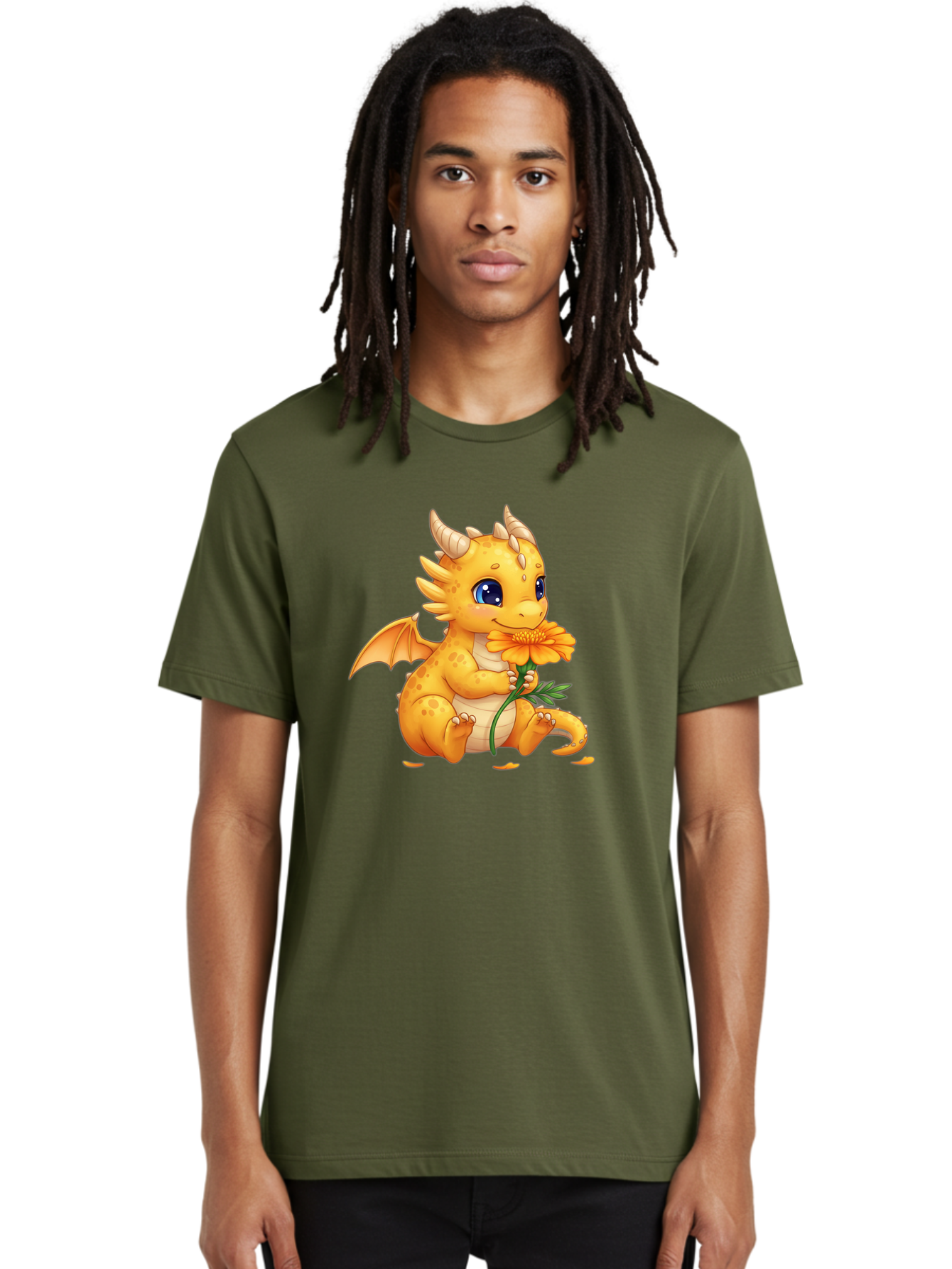 Cartoon-Dragon-With-Flower Men'S Graphic Tee, 100% Cotton, Comfortable Casual Summer Wear, Machine Washable, Vintage Camera, Old Camera, Antique Camera, Black Camera, Classic Photography, Photography Equipment, Nostalgic Device, Film Camera, Bak181