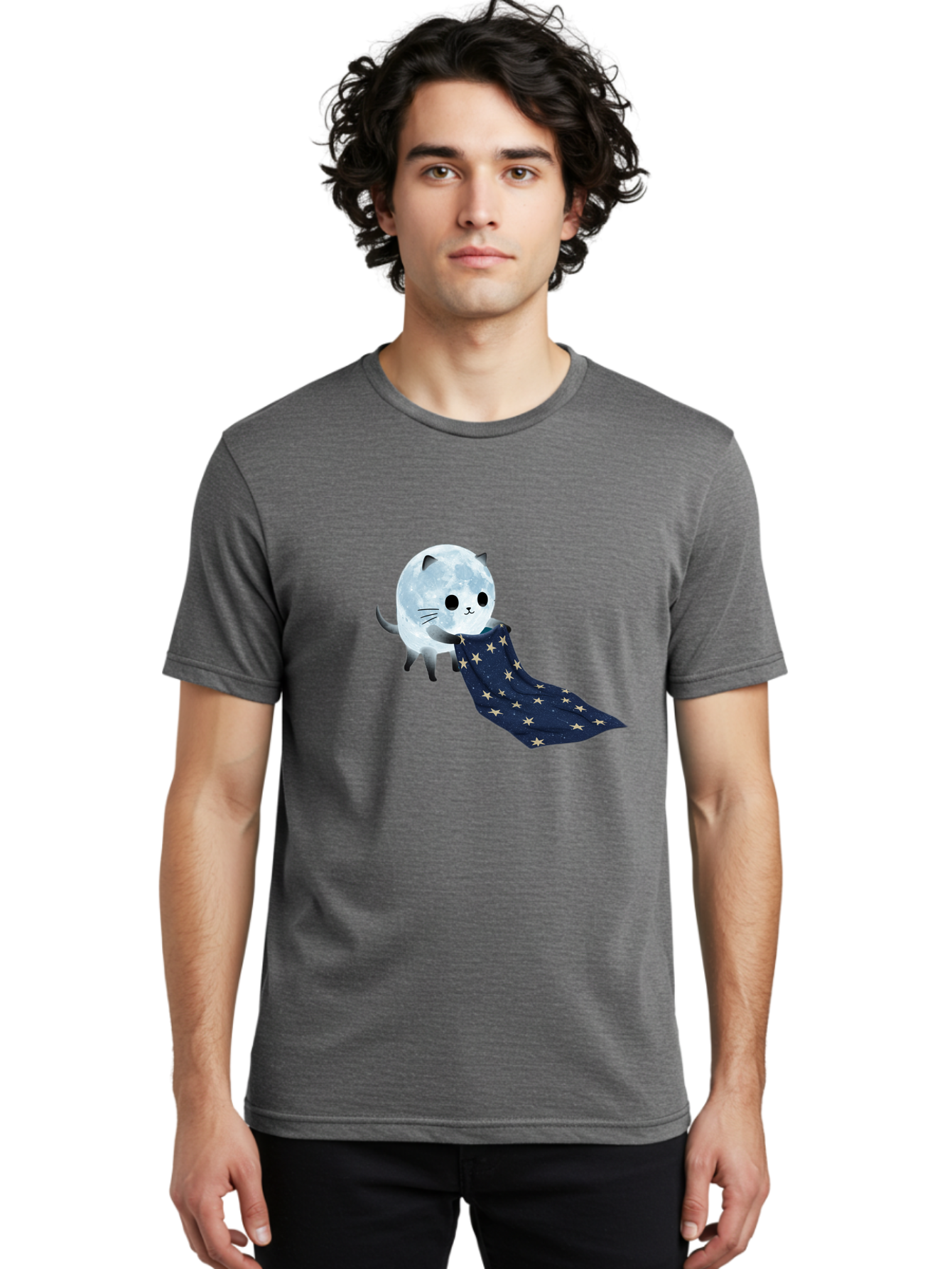 Cat-And-Moon Men'S Graphic Tee, 100% Cotton, Comfortable Casual Summer Wear, Machine Washable, Vintage Camera, Old Camera, Antique Camera, Black Camera, Classic Photography, Photography Equipment, Nostalgic Device, Film Camera, Camera Art Bak183
