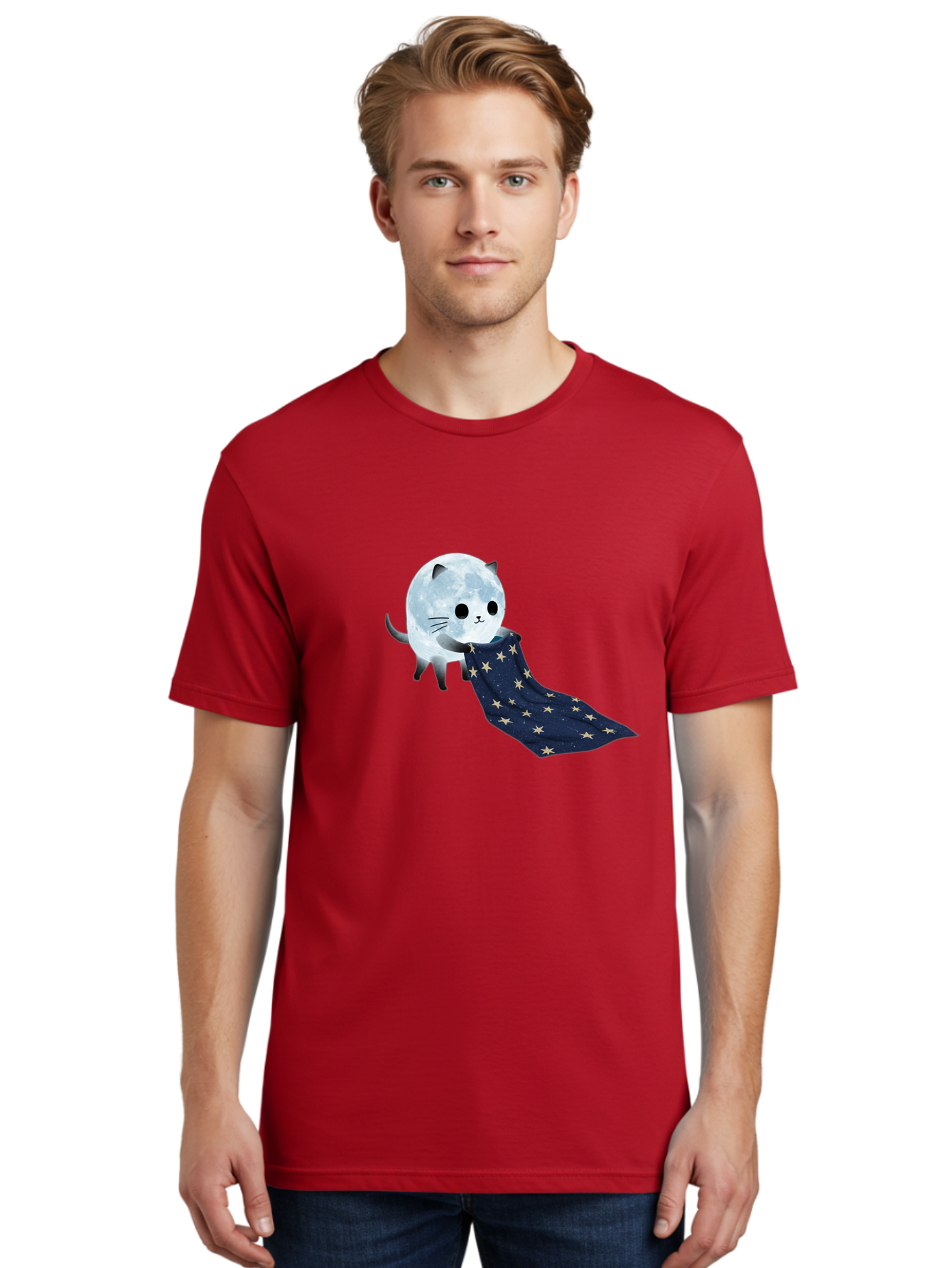 Cat-And-Moon Men'S Graphic Tee, 100% Cotton, Comfortable Casual Summer Wear, Machine Washable, Vintage Camera, Old Camera, Antique Camera, Black Camera, Classic Photography, Photography Equipment, Nostalgic Device, Film Camera, Camera Art Bak183