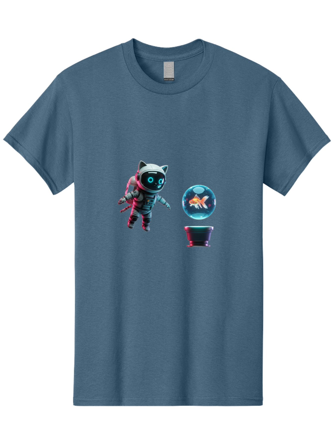 Cat-Astronaut-1 Men'S Graphic Tee, 100% Cotton, Comfortable Casual Summer Wear, Machine Washable, Vintage Camera, Old Camera, Antique Camera, Black Camera, Classic Photography, Photography Equipment, Nostalgic Device, Film Camera, Camera Art Bak189
