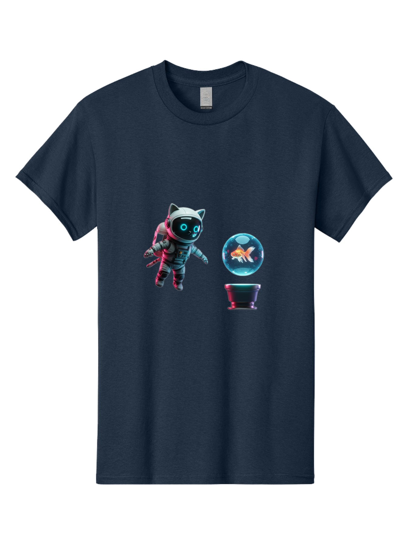 Cat-Astronaut-1 Men'S Graphic Tee, 100% Cotton, Comfortable Casual Summer Wear, Machine Washable, Vintage Camera, Old Camera, Antique Camera, Black Camera, Classic Photography, Photography Equipment, Nostalgic Device, Film Camera, Camera Art Bak189