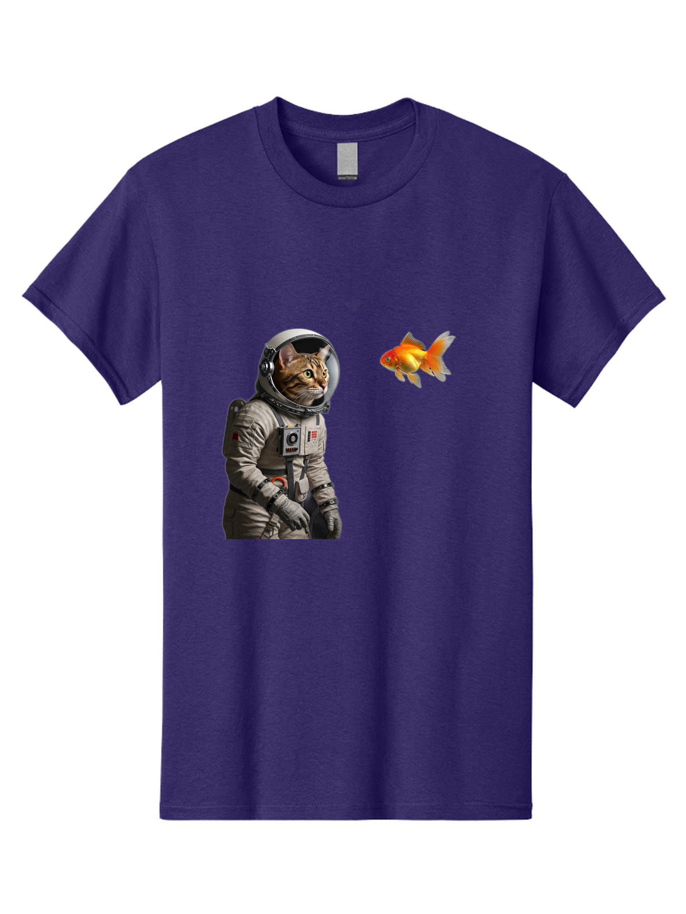 Cat-Astronaut-2 Men'S Graphic Tee, 100% Cotton, Comfortable Casual Summer Wear, Machine Washable, Vintage Camera, Old Camera, Antique Camera, Black Camera, Classic Photography, Photography Equipment, Nostalgic Device, Film Camera, Camera Art Bak190